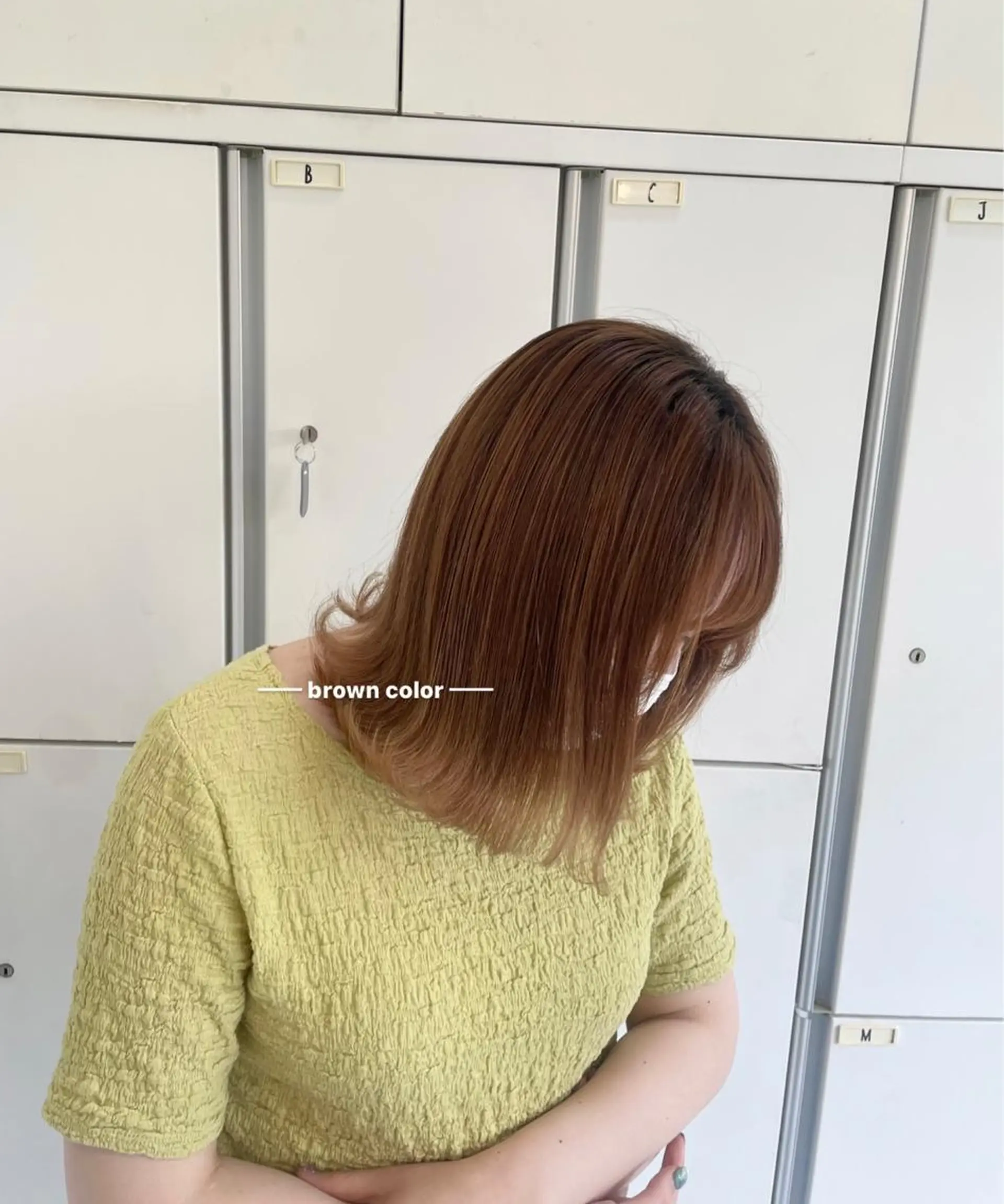 ミディアム カラー nanaka :のヘアスタイル