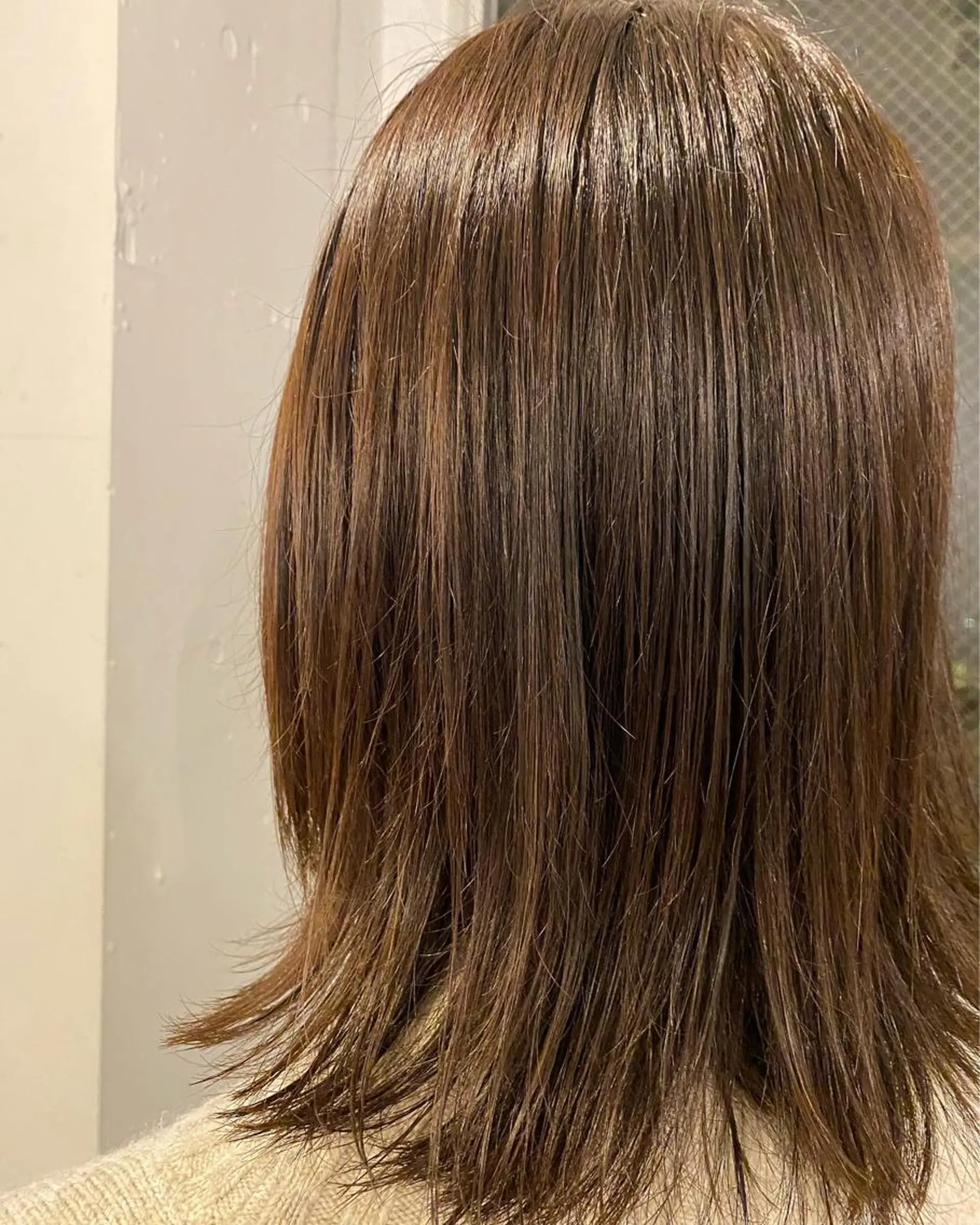 ミディアム カラー 西田辺/ タカスナオヤのヘアスタイル