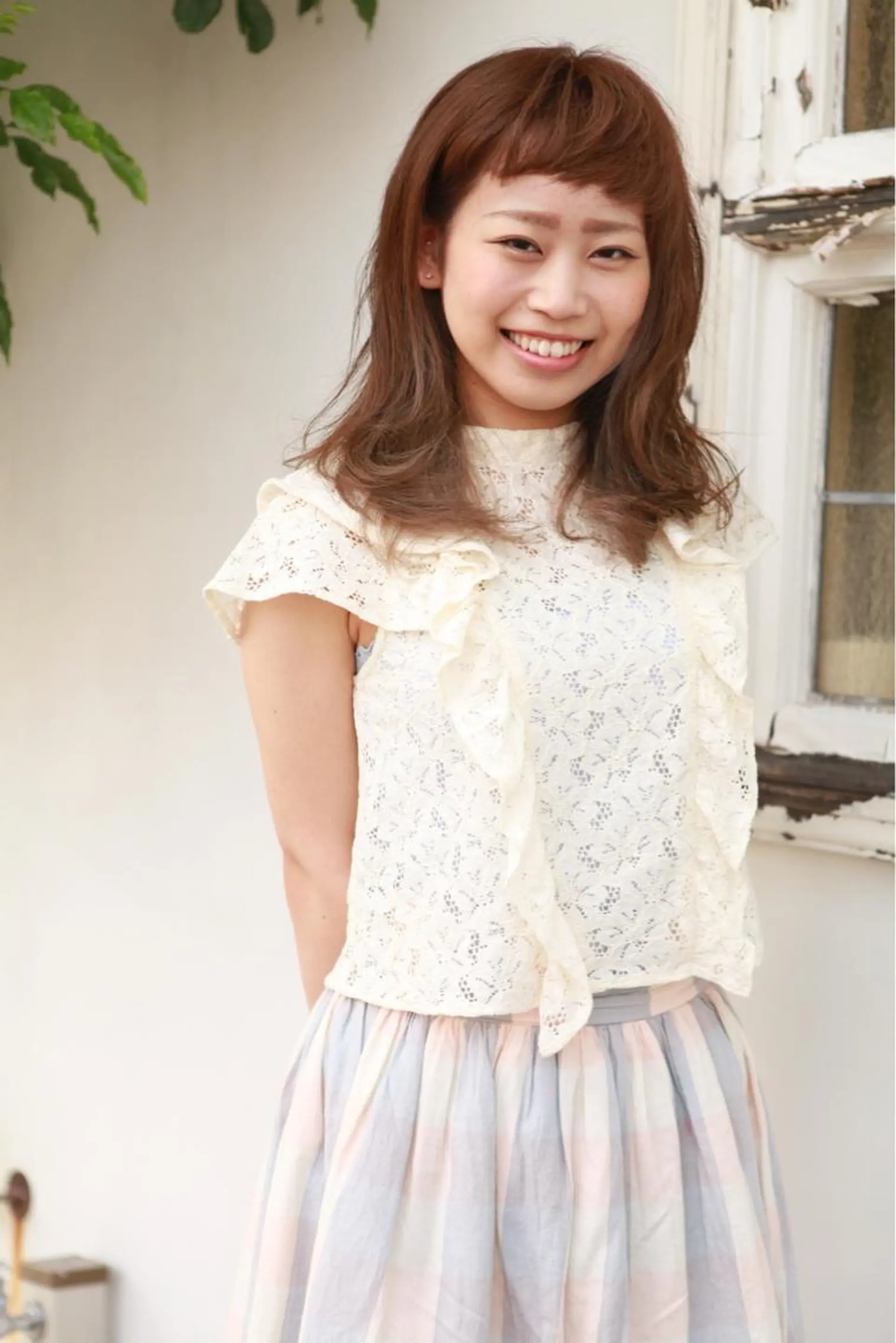 セミロング カラー ヘアカラー marie-anne 浜松元目店のヘアスタイル