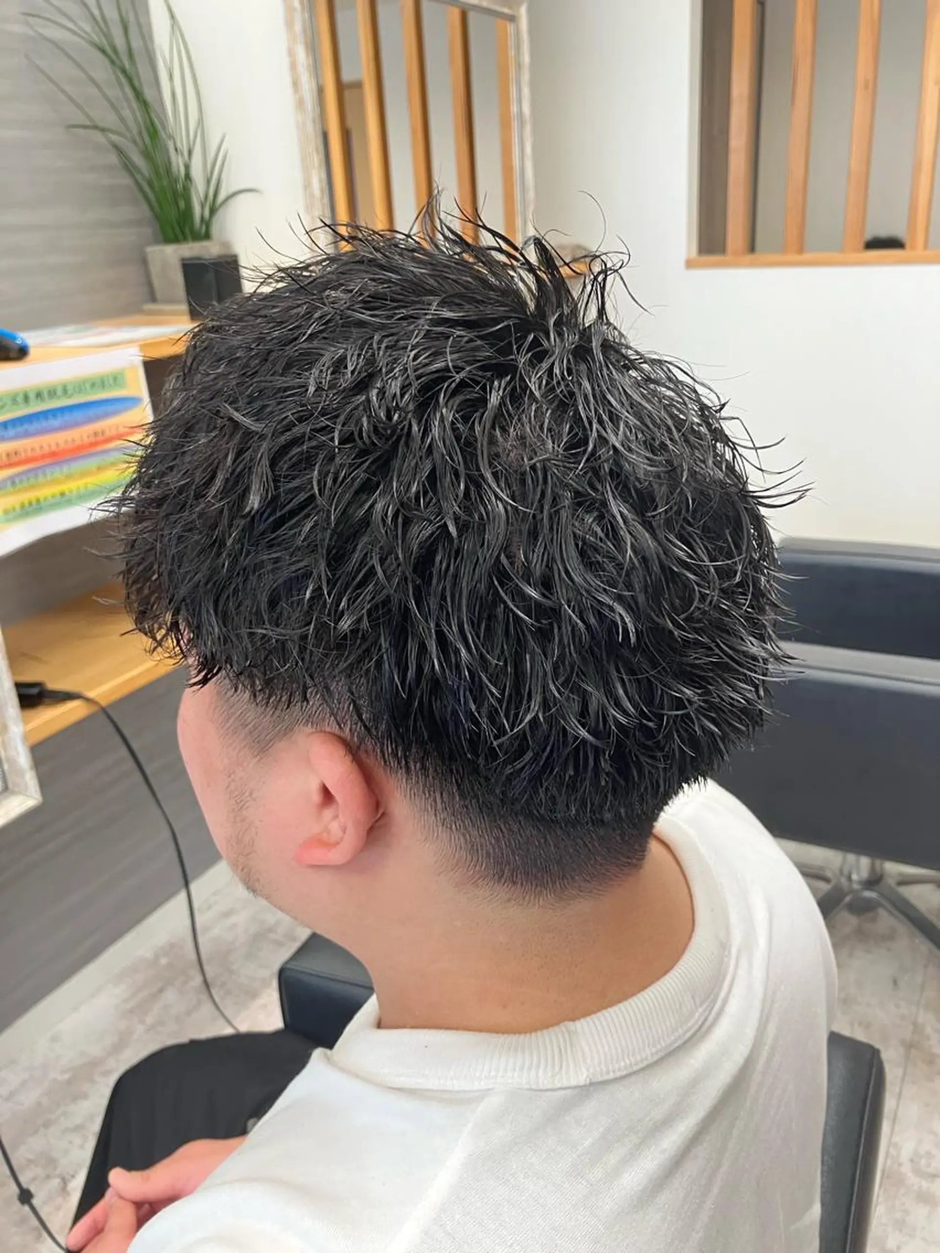 パーマ メンズ カット パーマ メンズ特化/パーマ/ フェードWATARUのヘアスタイル