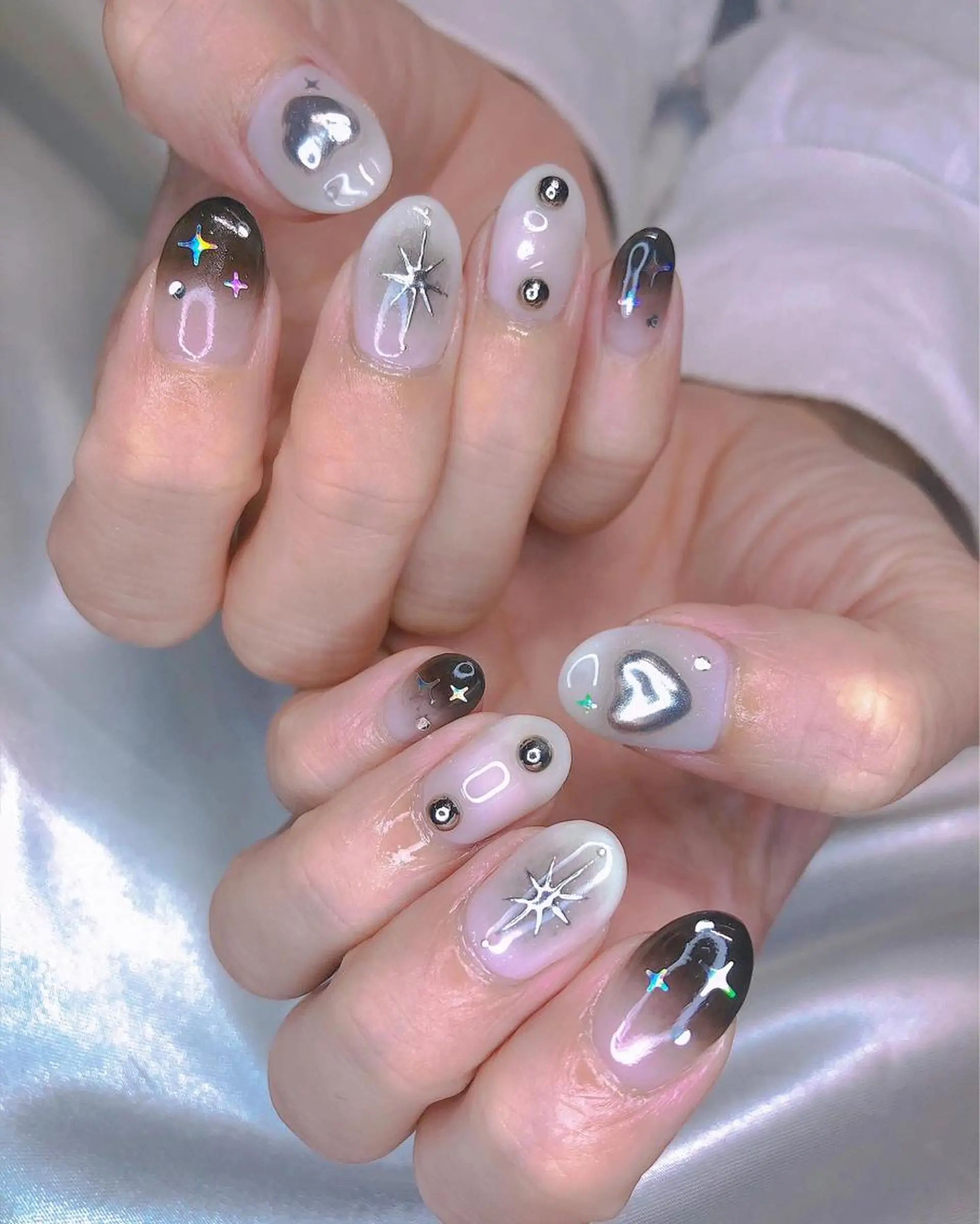 ネイル 持ち込み ハンドネイル mi chiのネイルデザイン