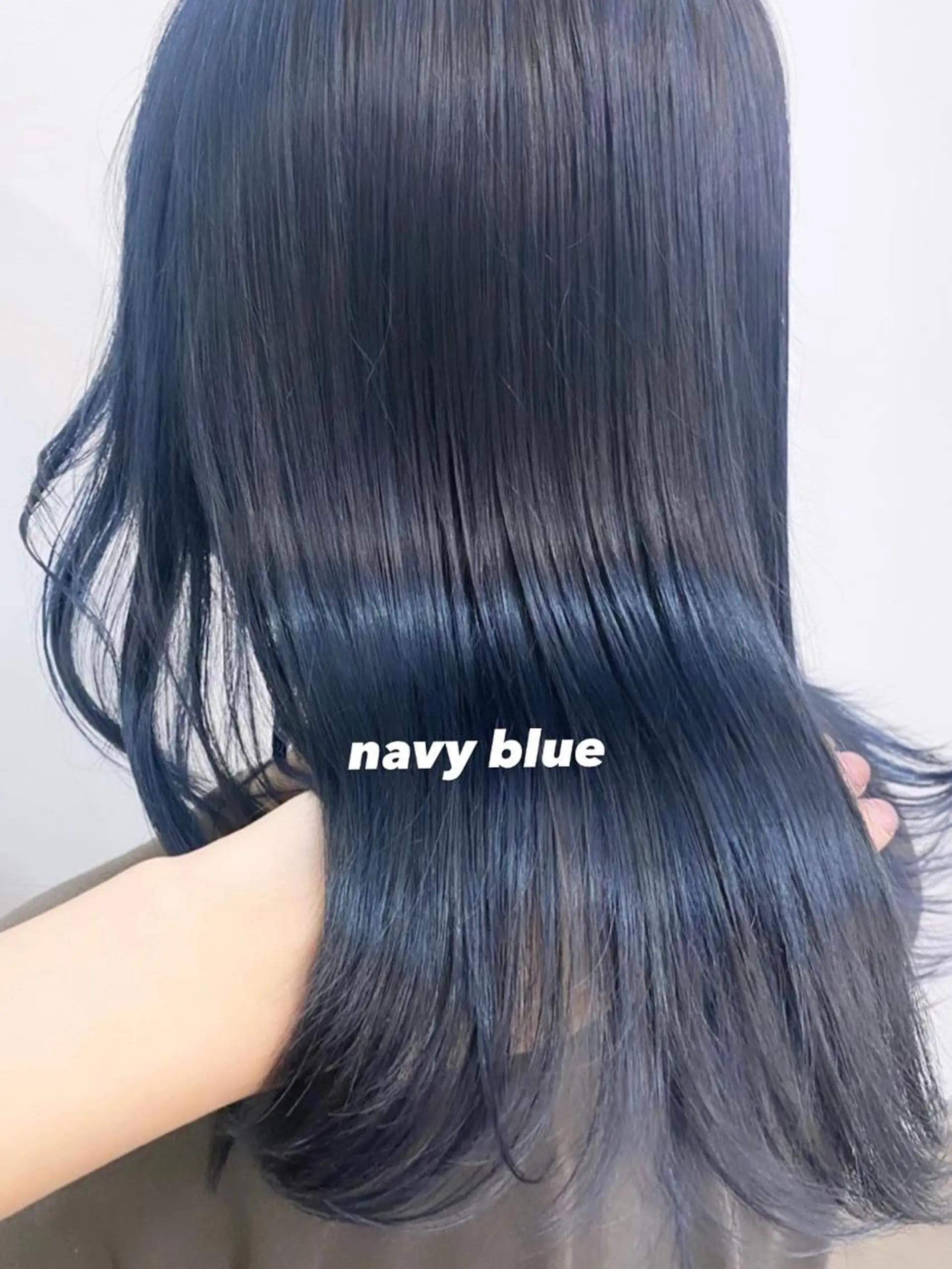 ロング カラー ブリーチ ブルーカラー ネイビーカラー 名古屋/髪質改善 /ミサトのヘアスタイル