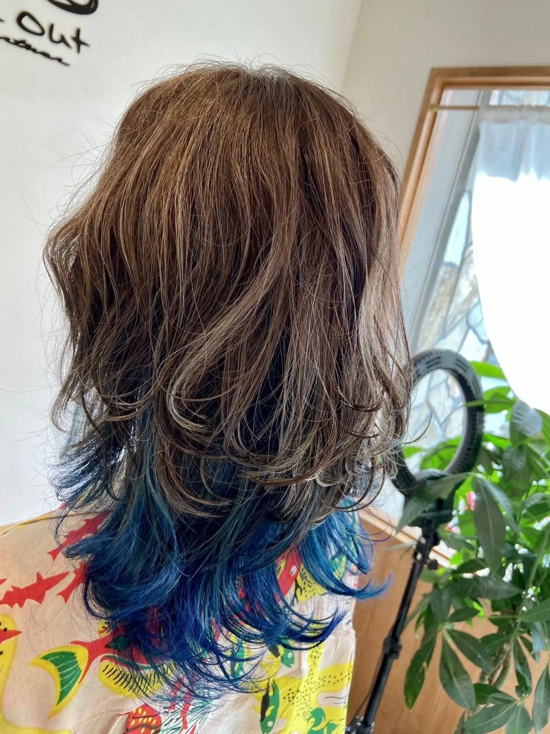 ミディアム カラー chill out 南塚口本店のヘアスタイル