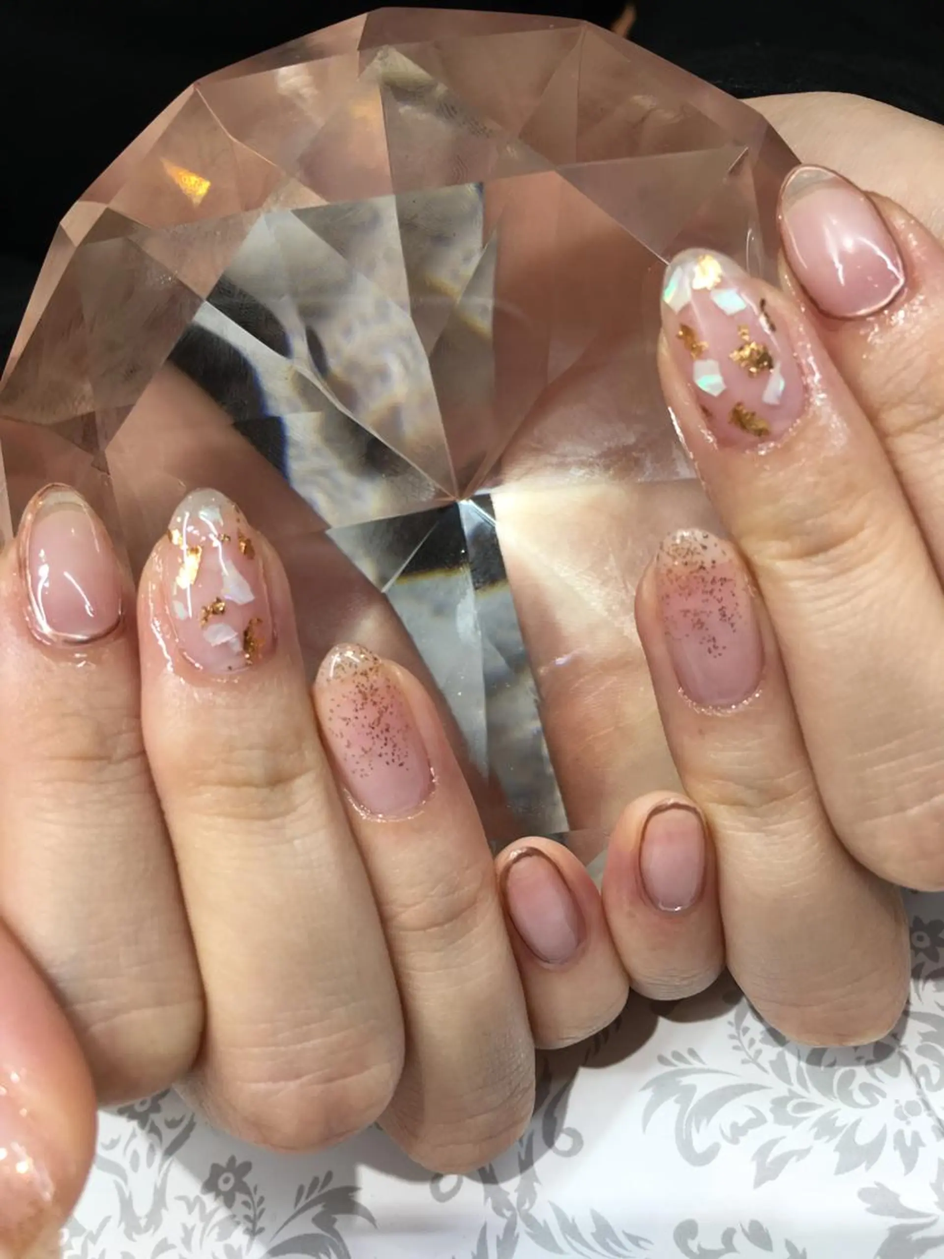 ネイル ニュアンスネイル ハンドネイル glow_ nailのネイルデザイン