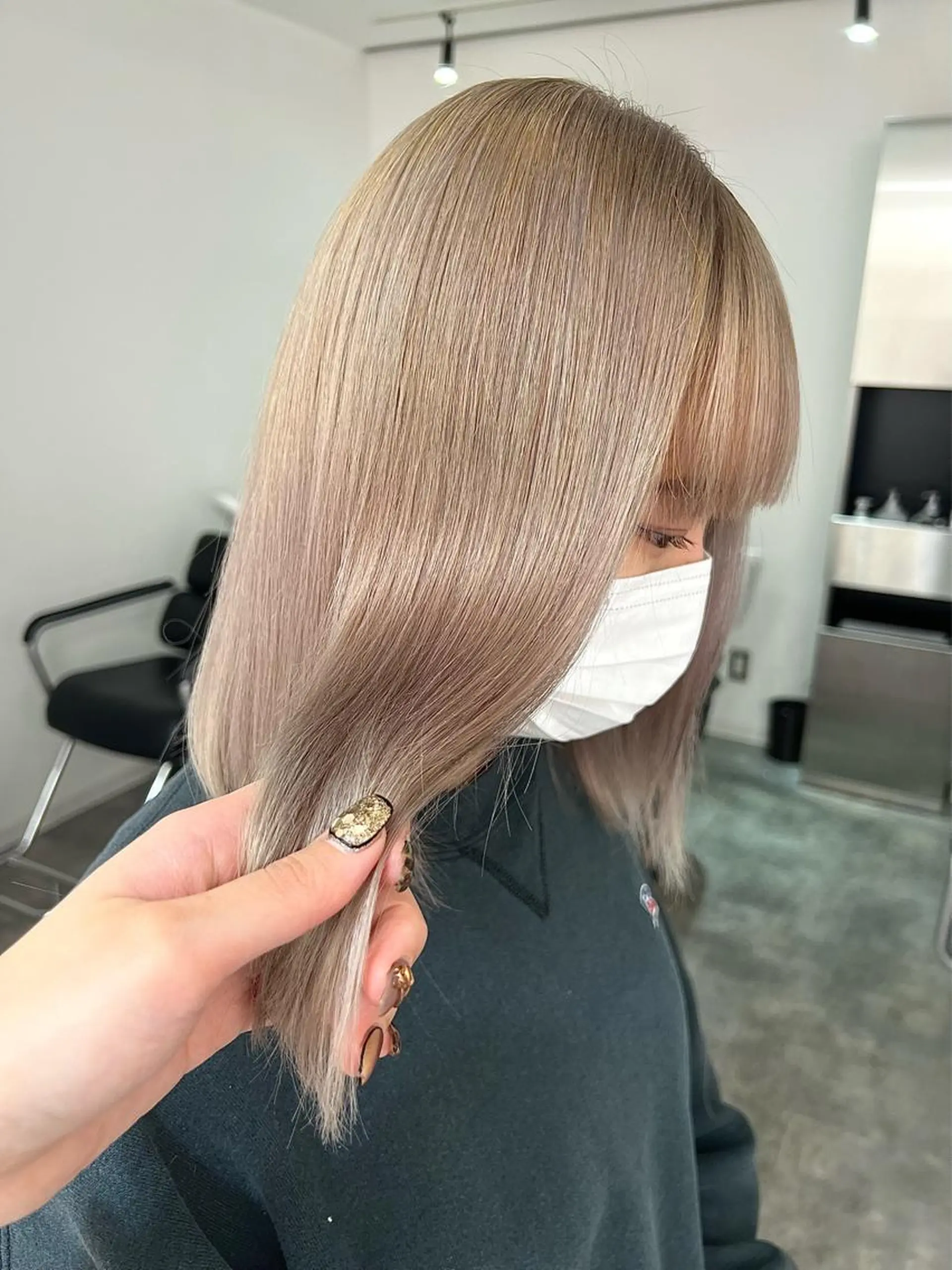 ミディアム ヘアカラー トリートメント 梅田/韓国ヘア/ エクステ🤖ヒナのヘアスタイル