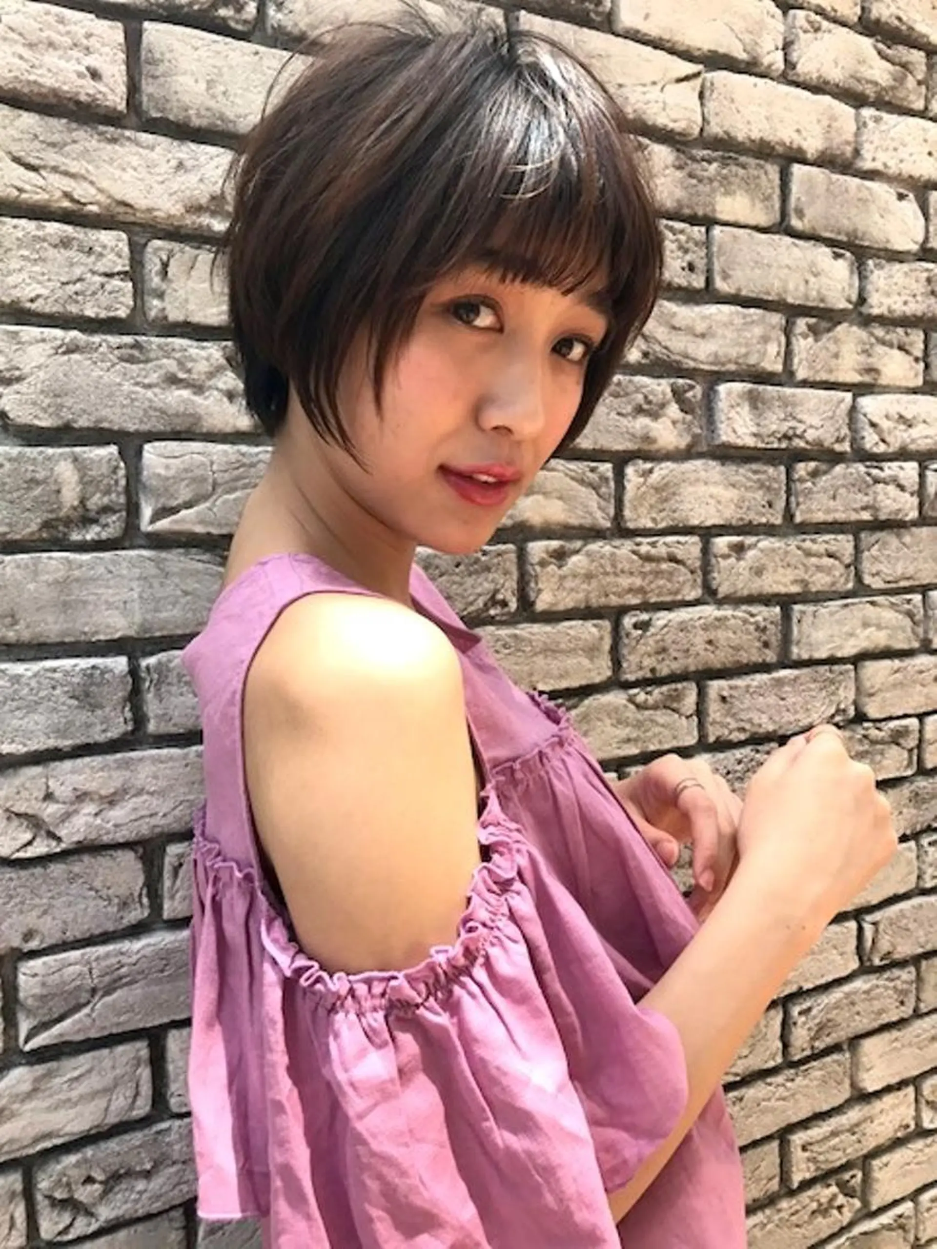 ショート 羽田 ひろむのヘアスタイル