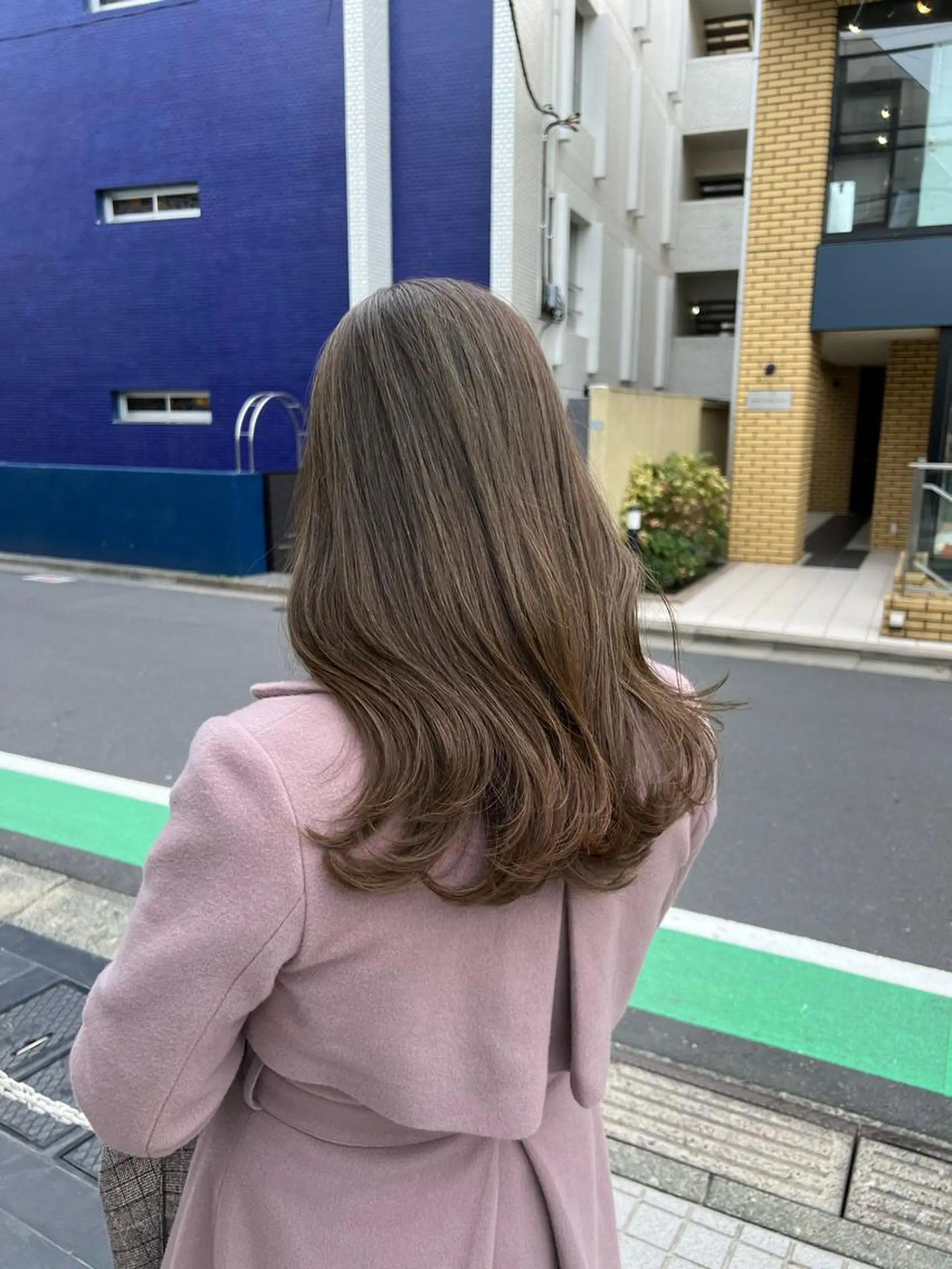 ロング カラー カット ヘアカラー トリートメント 似合わせヘア🫶🏻 つきいてるみのヘアスタイル