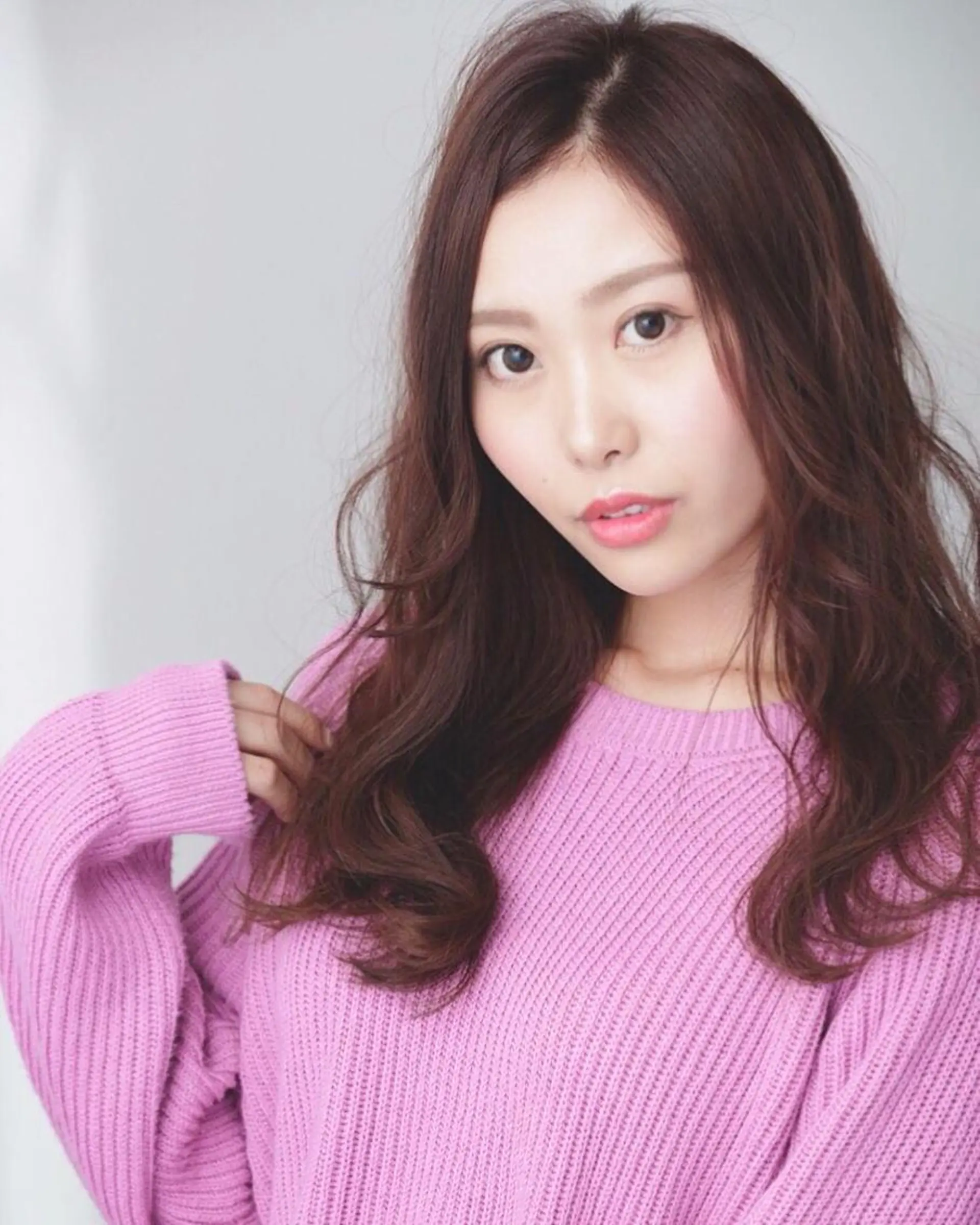 ロング カラー カット ヘアカラー トリートメント 髪質改善will hairdesignのヘアスタイル