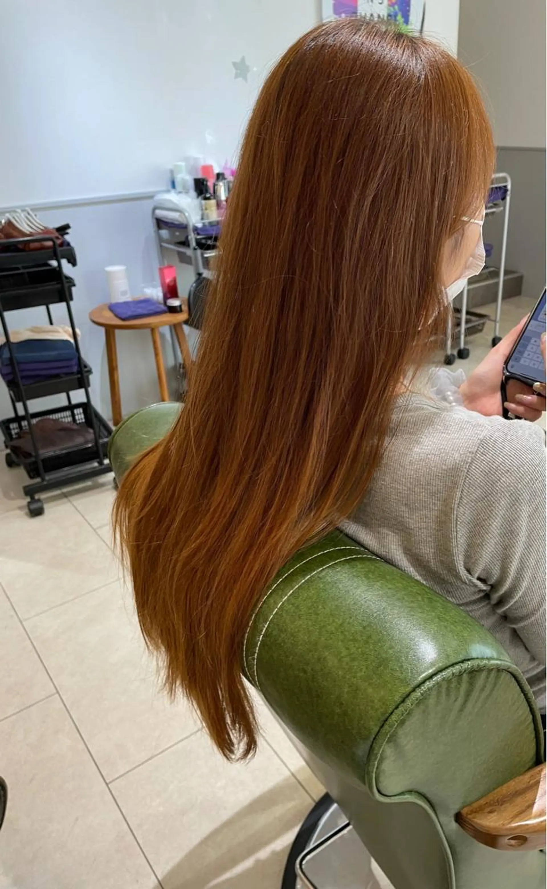 ロング カラー ブリーチ ピンクカラー カット ヘアカラー トリートメント 過去一の柔髪ヘア 🌿IVYjoureのヘアスタイル