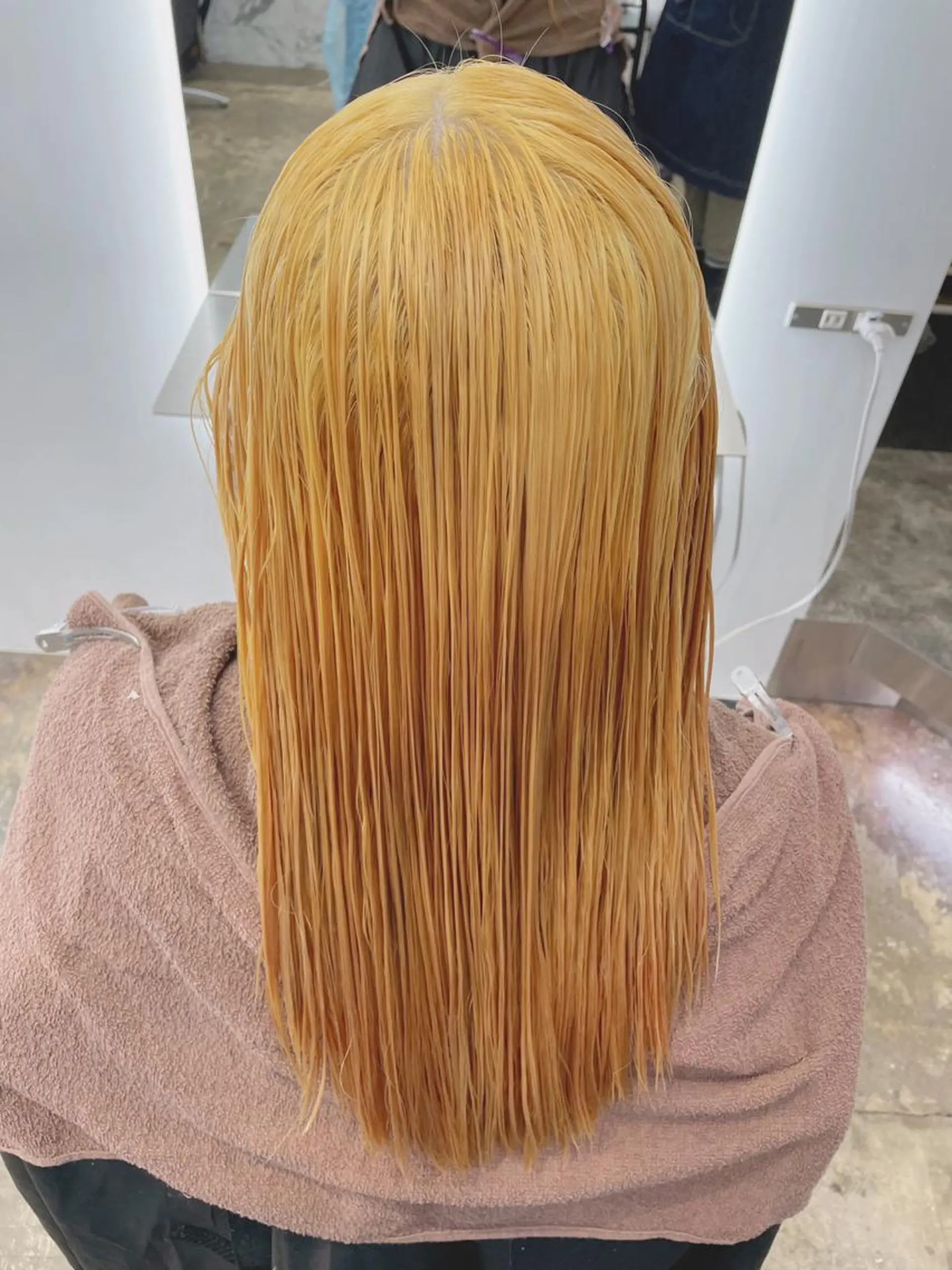 ロング カラー ハイトーンカラー Austin所属・韓国×網紅ヘア 🤍りん🤍のヘアスタイル