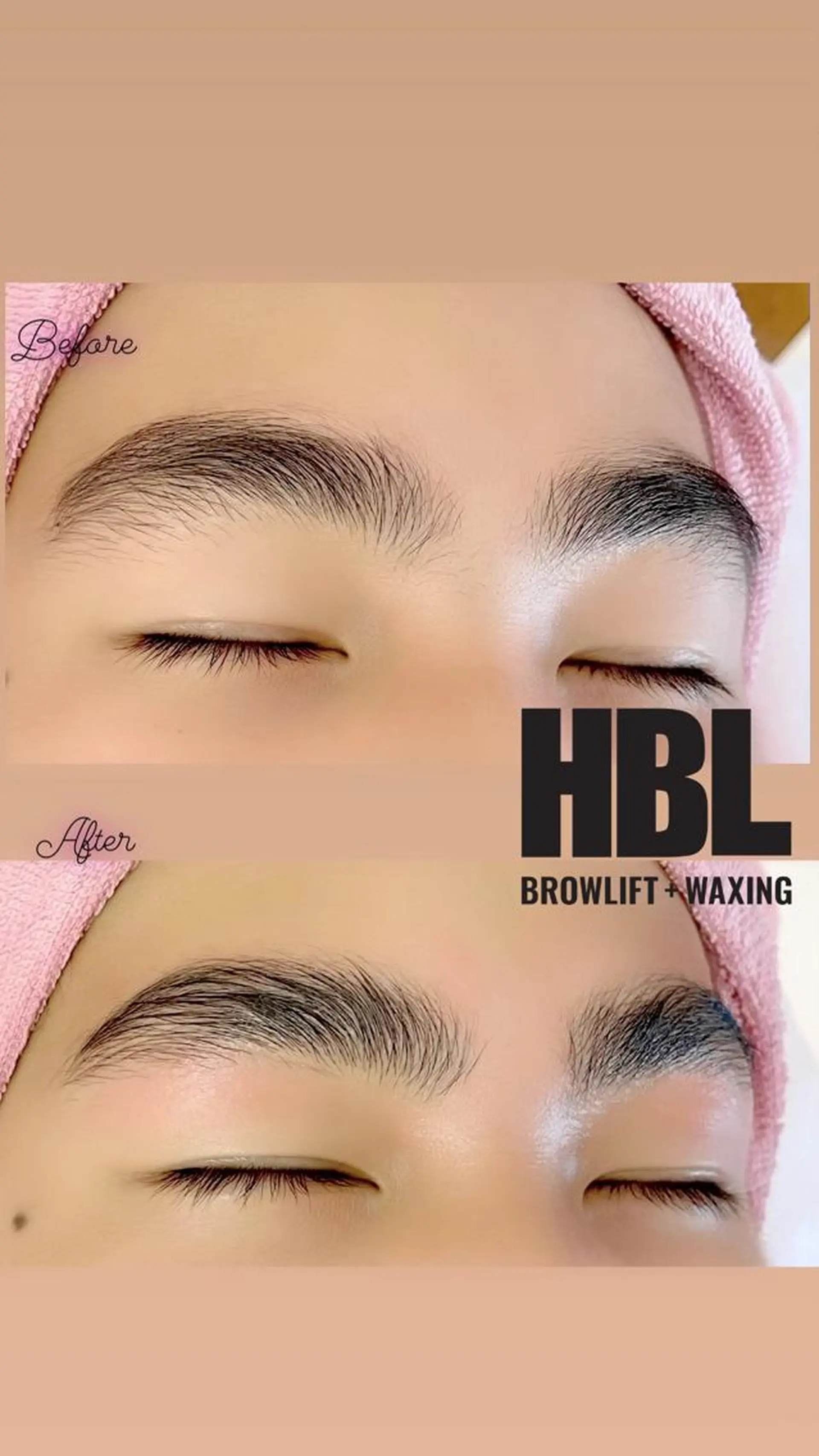 アイブロウ 眉カラー ハリウッドブロウリフト 眉毛ワックス脱毛 solroa  aesthetic salon所属・ソルロアエステサロン 岡村りほんのエステ・リラクイメージ