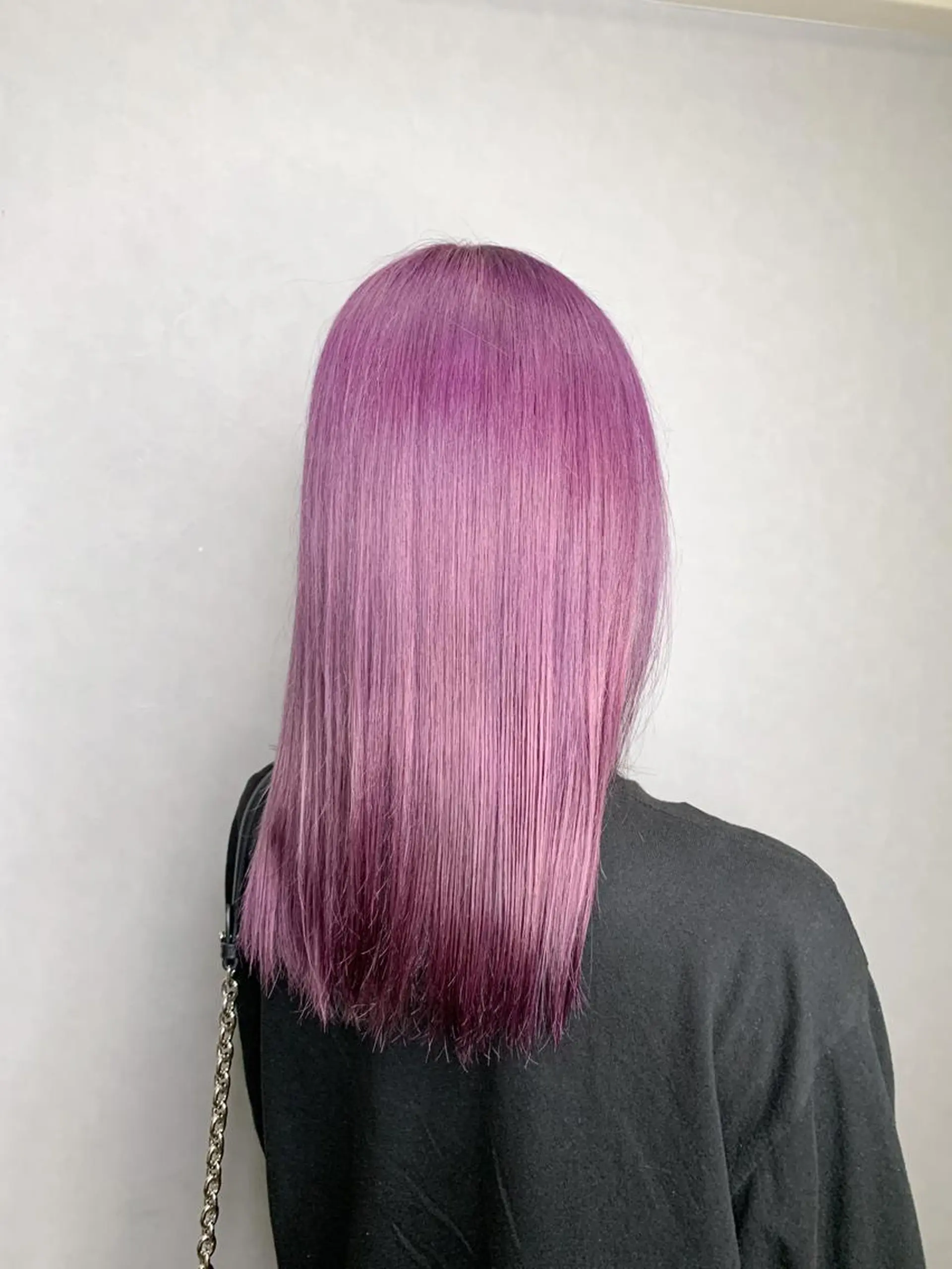 セミロング カラー パープルカラー カット ヘアカラー 🌈 DAIKI 🌈のヘアスタイル