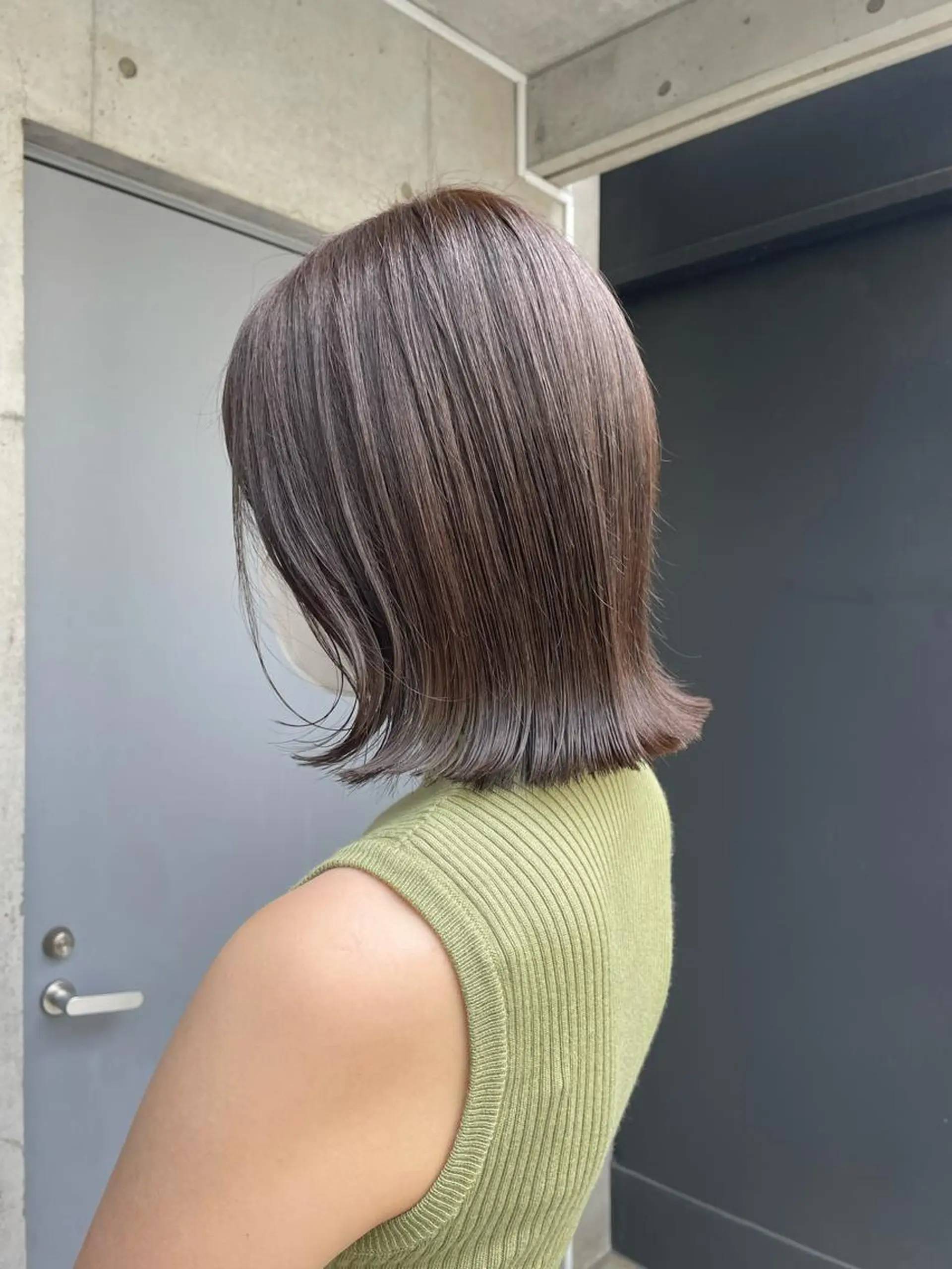 セミロング カラー 透明感カラー GO TODAY  シェアサロン札幌店所属・kana .のヘアスタイル