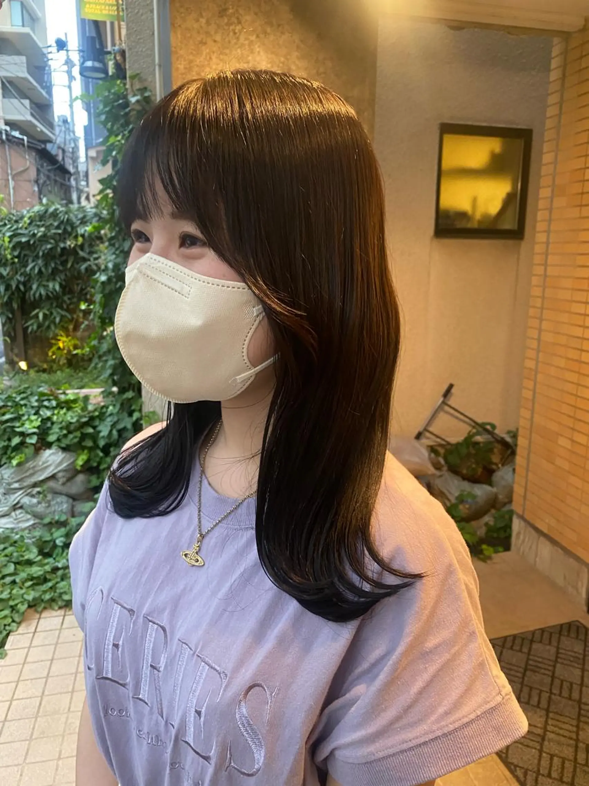 セミロング 西山 恵太郎のヘアスタイル