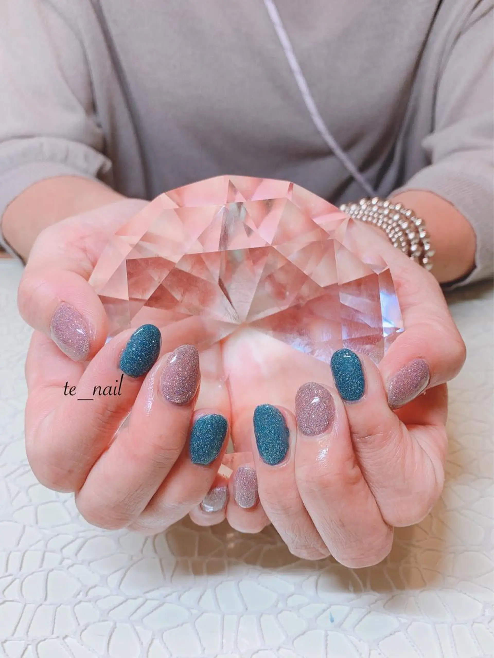 ネイル フラッシュネイル マグネットネイル ｔe_ nailのネイルデザイン