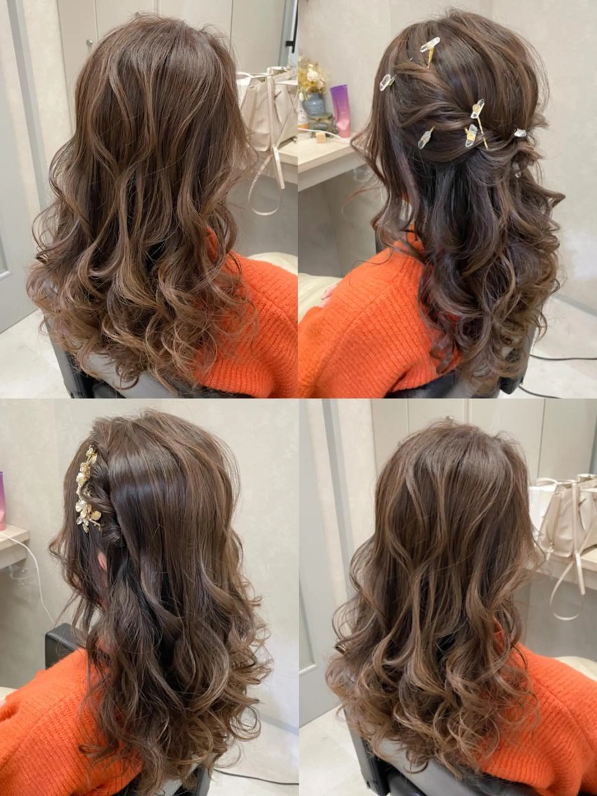 ロング カラー ヘアアレンジ ベージュカラー オリーブベージュ autre所属・大久保 ひでなりのヘアスタイル