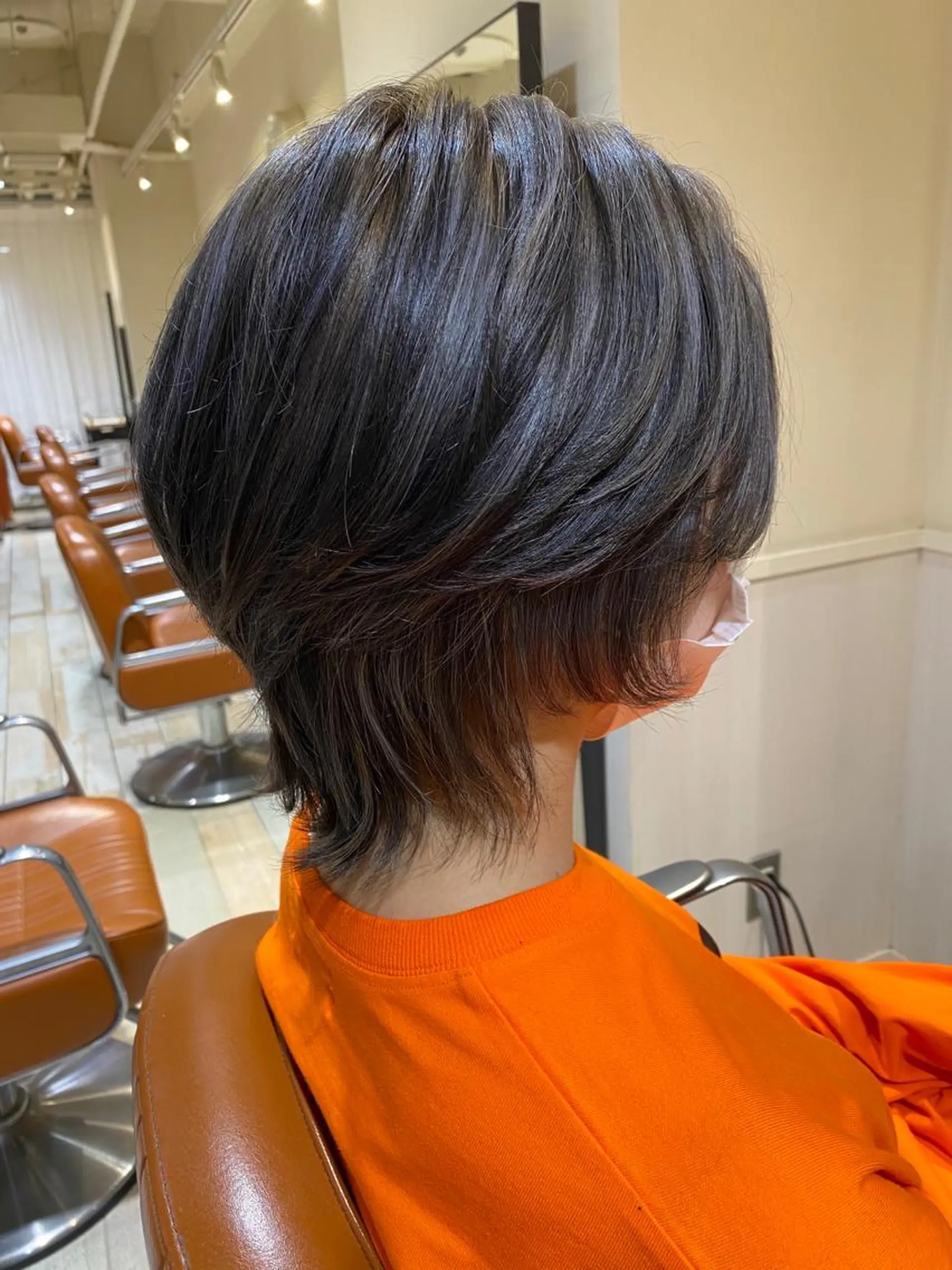 ショート カラー 艶髪カラー&ウルフ フルカワ ヒロズミのヘアスタイル