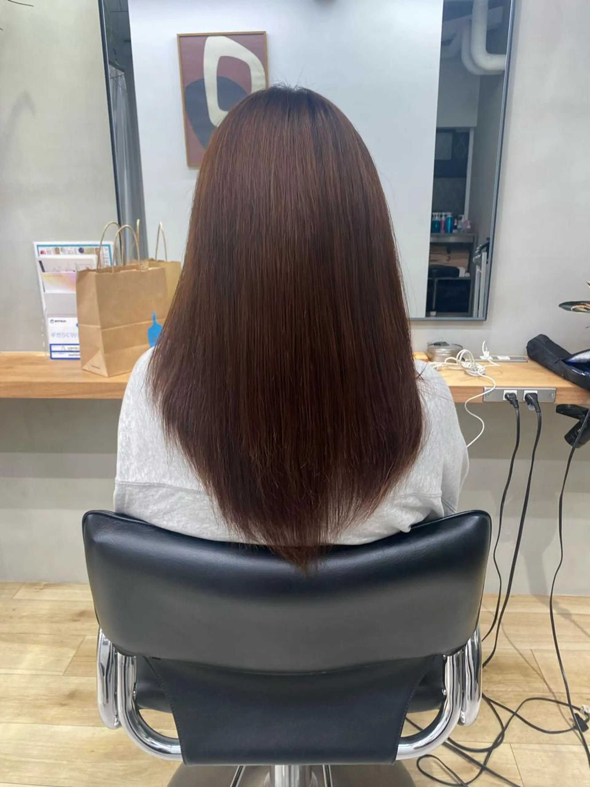 ロング カット 縮毛矯正 トリートメント noa/ 渋谷のヘアスタイル