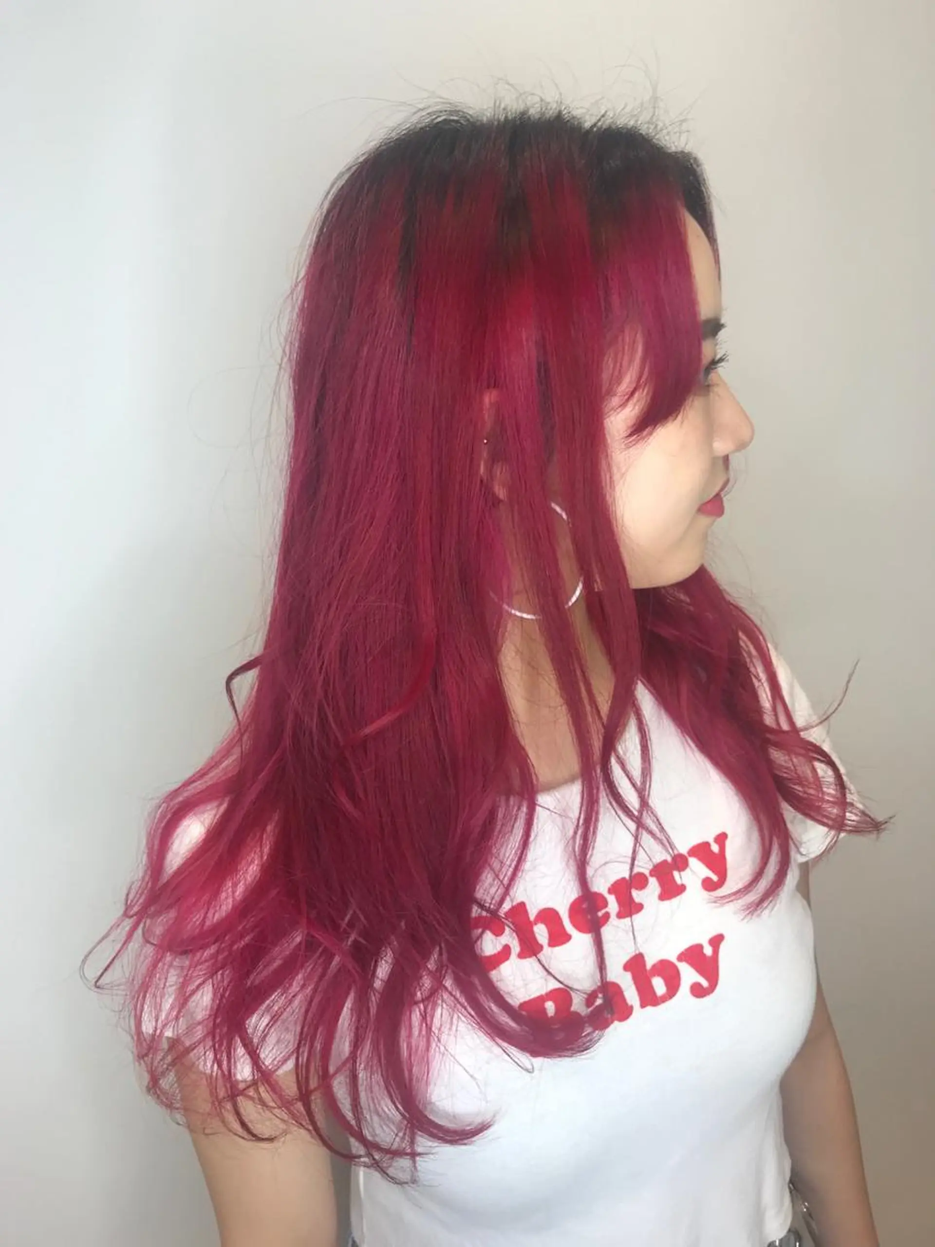 ロング カラー ピンクカラー カット ヘアカラー トリートメント Le'a渋谷所属・インナーエクステ渋谷 🦋KAJIのヘアスタイル