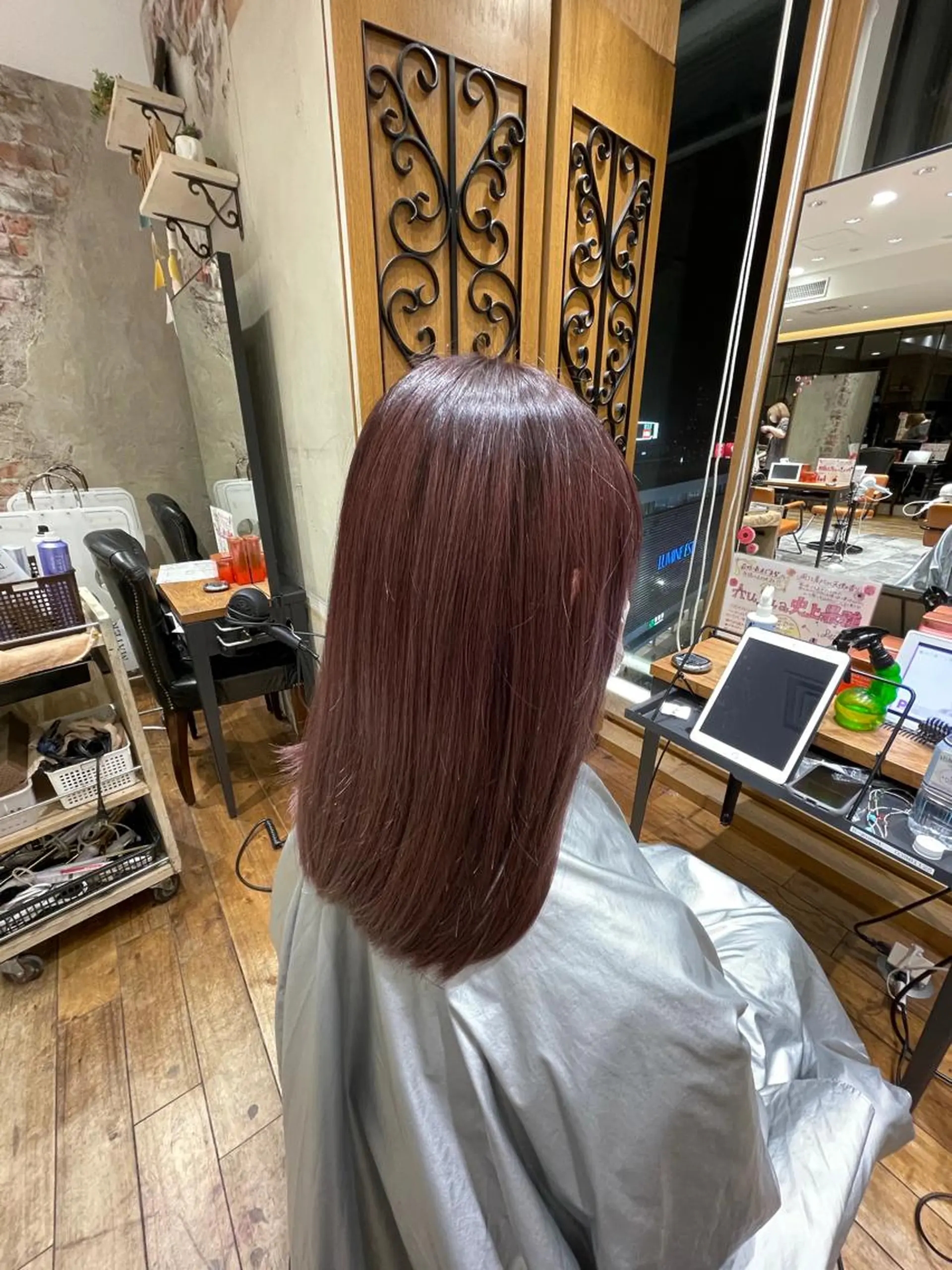 セミロング カラー ブリーチ トリートメント 必ず似合わせます/ レイヤー/石戸谷海斗のヘアスタイル