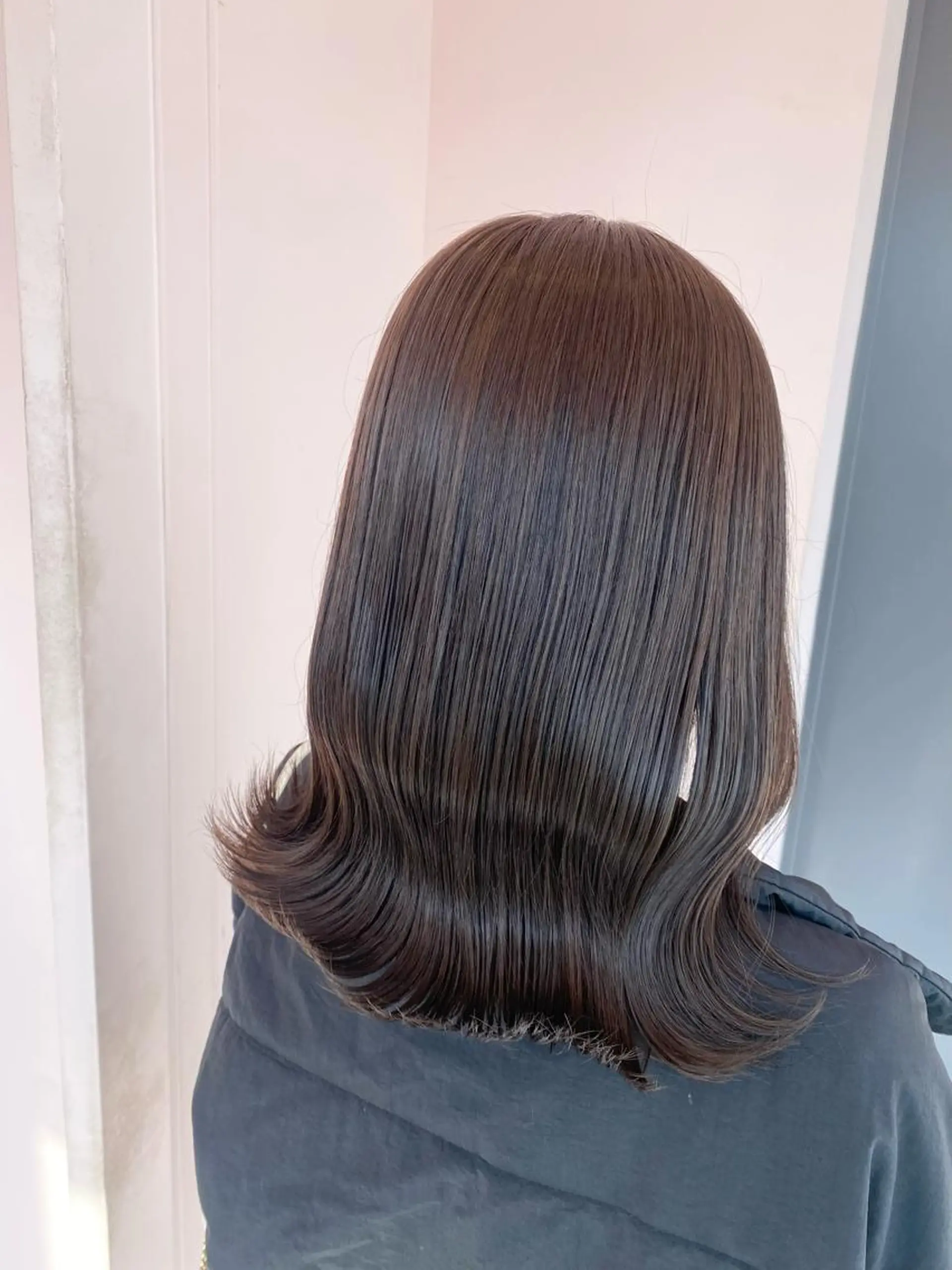 カラー ブリーチ ブラウンカラー ブリーチなしカラー ヘアカラー トリートメント ヘアセット 楓🦋韓国系レイヤー / 透明感カラー🤍のヘアスタイル