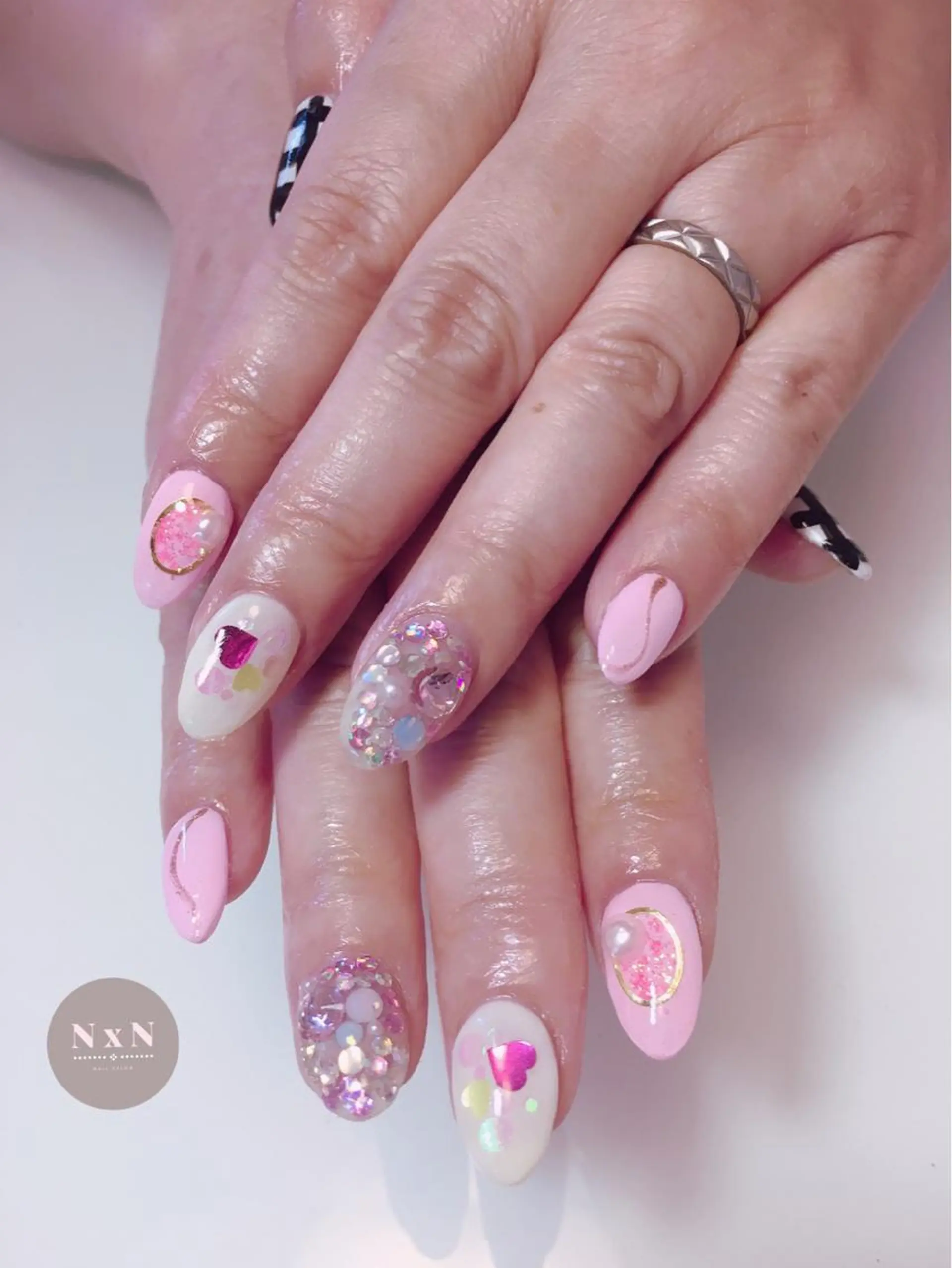 ネイル ジェルネイル ぷっくりネイル ハンドネイル nail salon N×Nのネイルデザイン