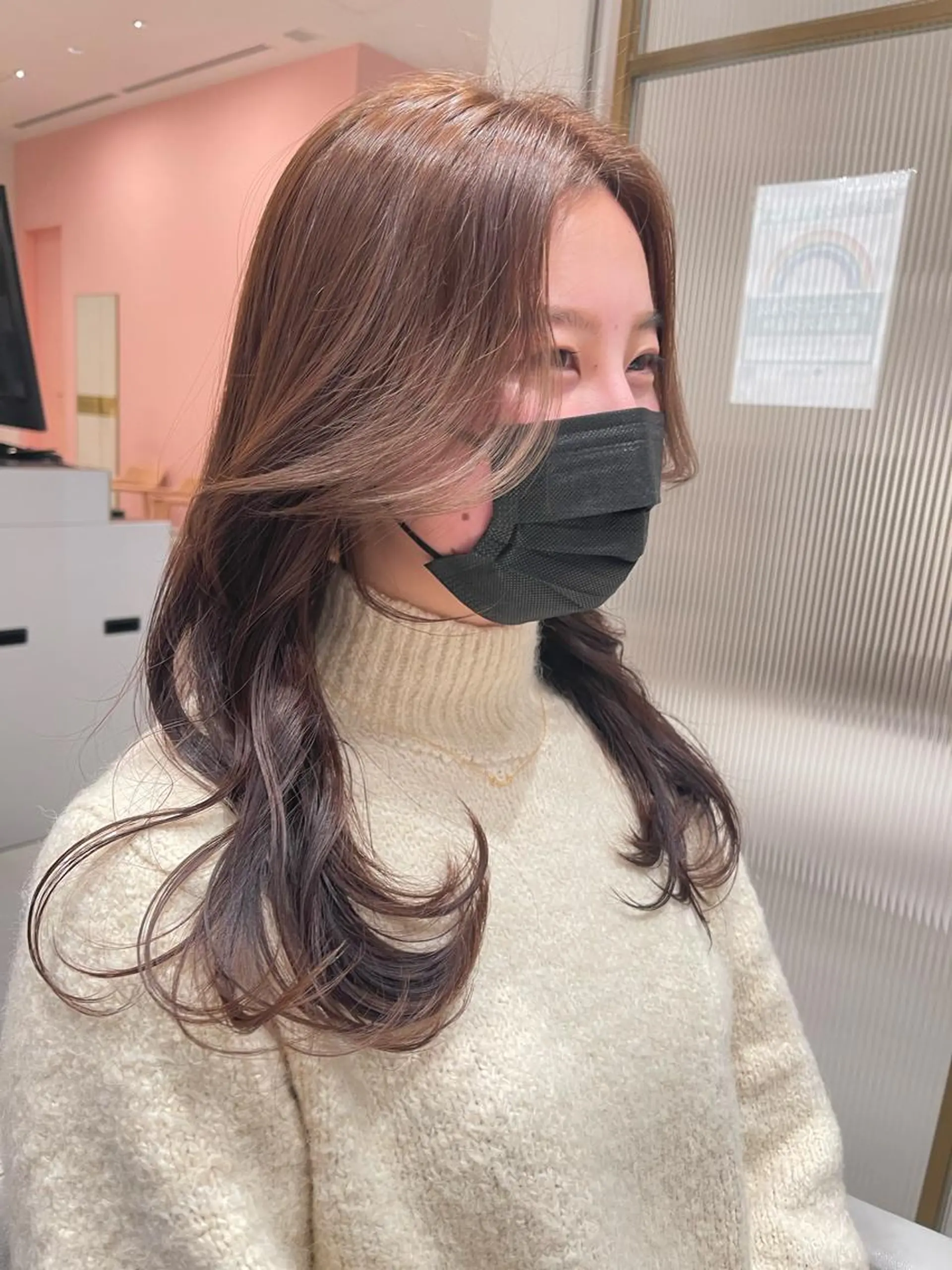 パーマ 顔周り特化/韓国ヘア /レイヤー/吉野幸大のヘアスタイル