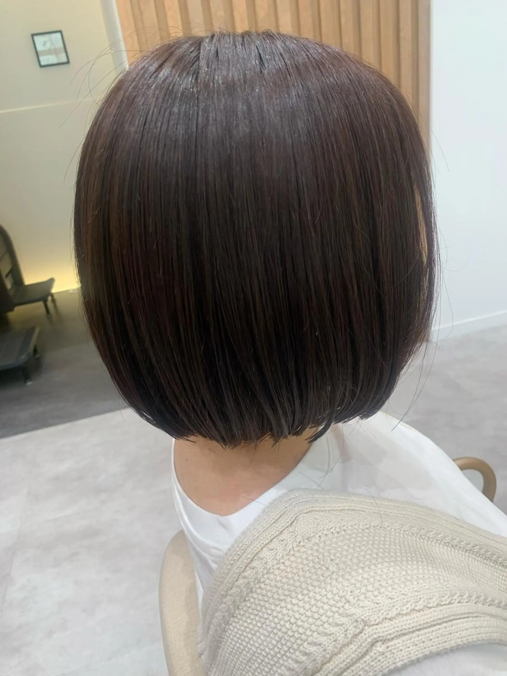 カラー ブラウンカラー オレンジ オレンジブラウン ボブ カット ヘアカラー トリートメント ヘッドスパ 近 紗理奈のヘアスタイル