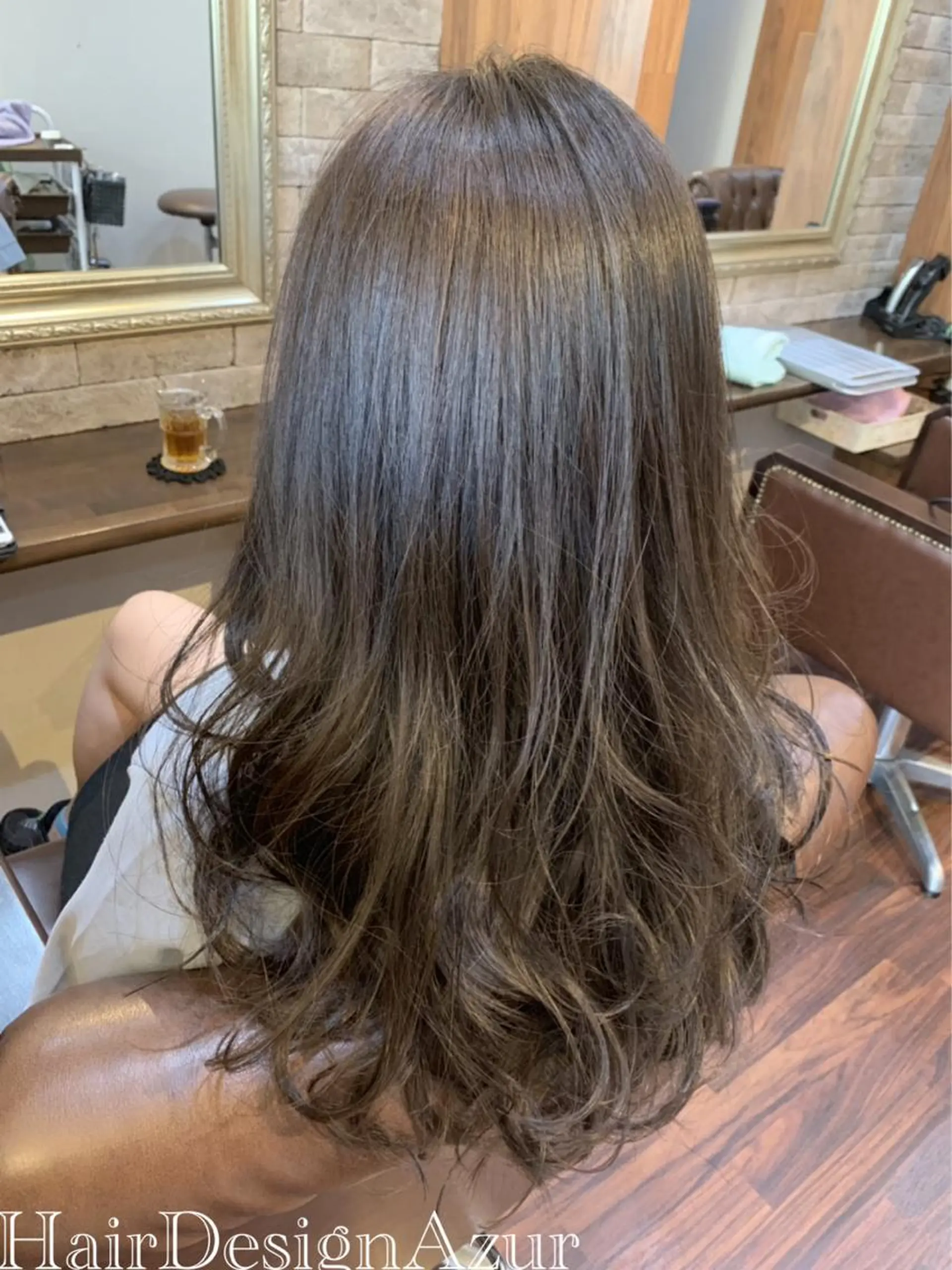 ロング カラー HairDesign Azurのヘアスタイル