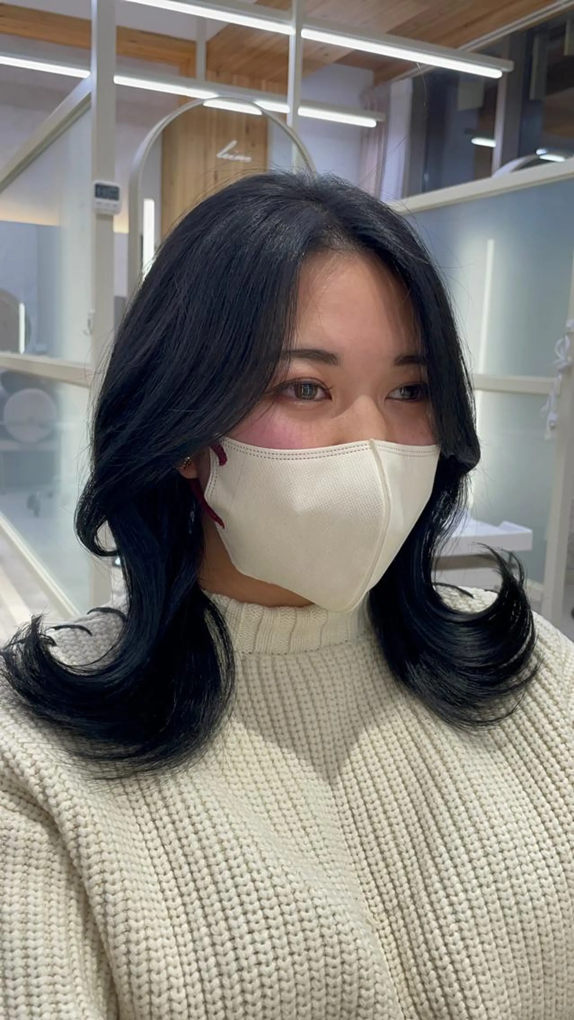 ミディアム カラー カット ヘアカラー トリートメント 顔周り/透明感カラー /韓国ヘア/TAKUのヘアスタイル