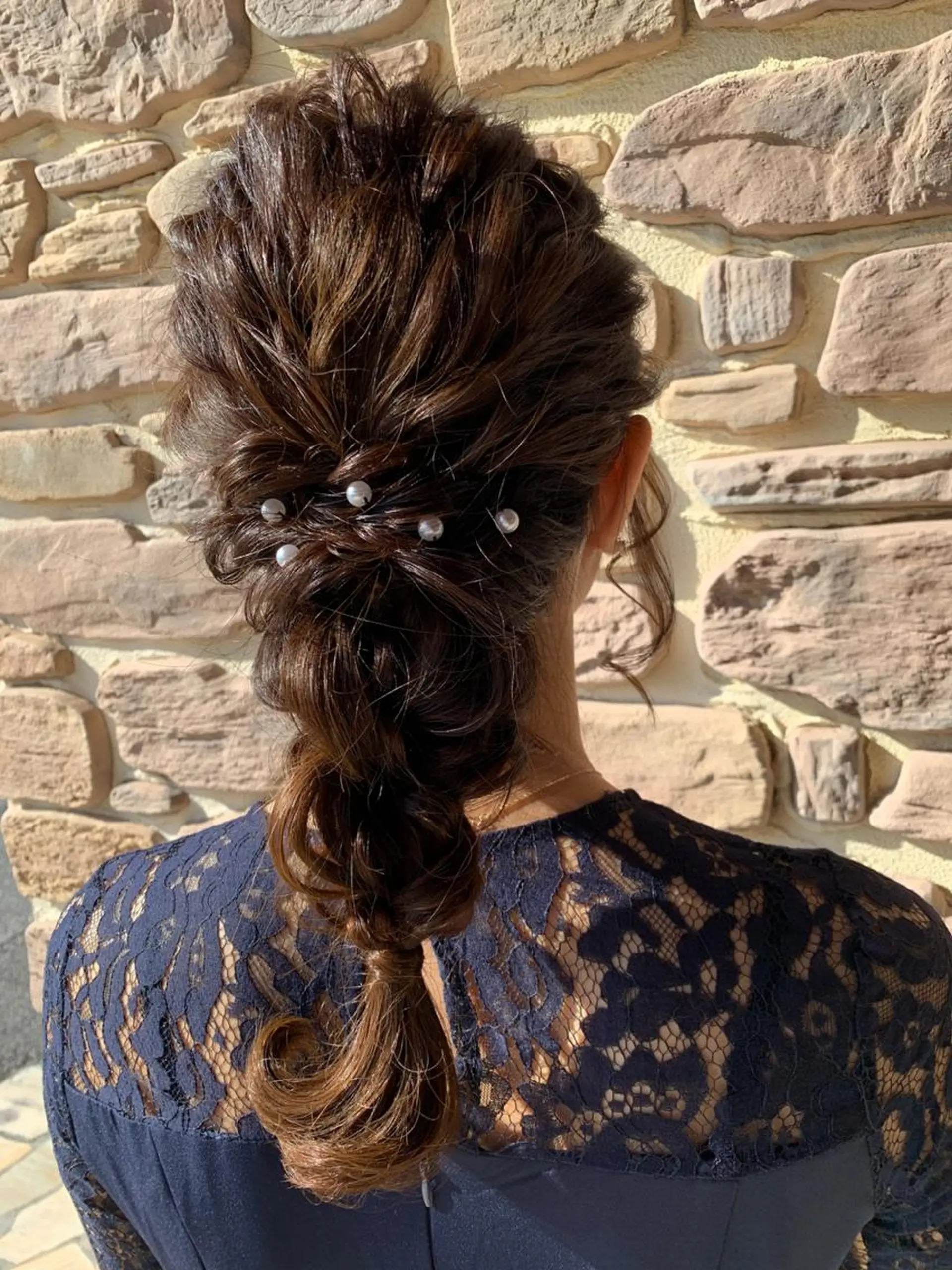 ロング ヘアアレンジ ヘアセット 工藤 萌香のヘアスタイル