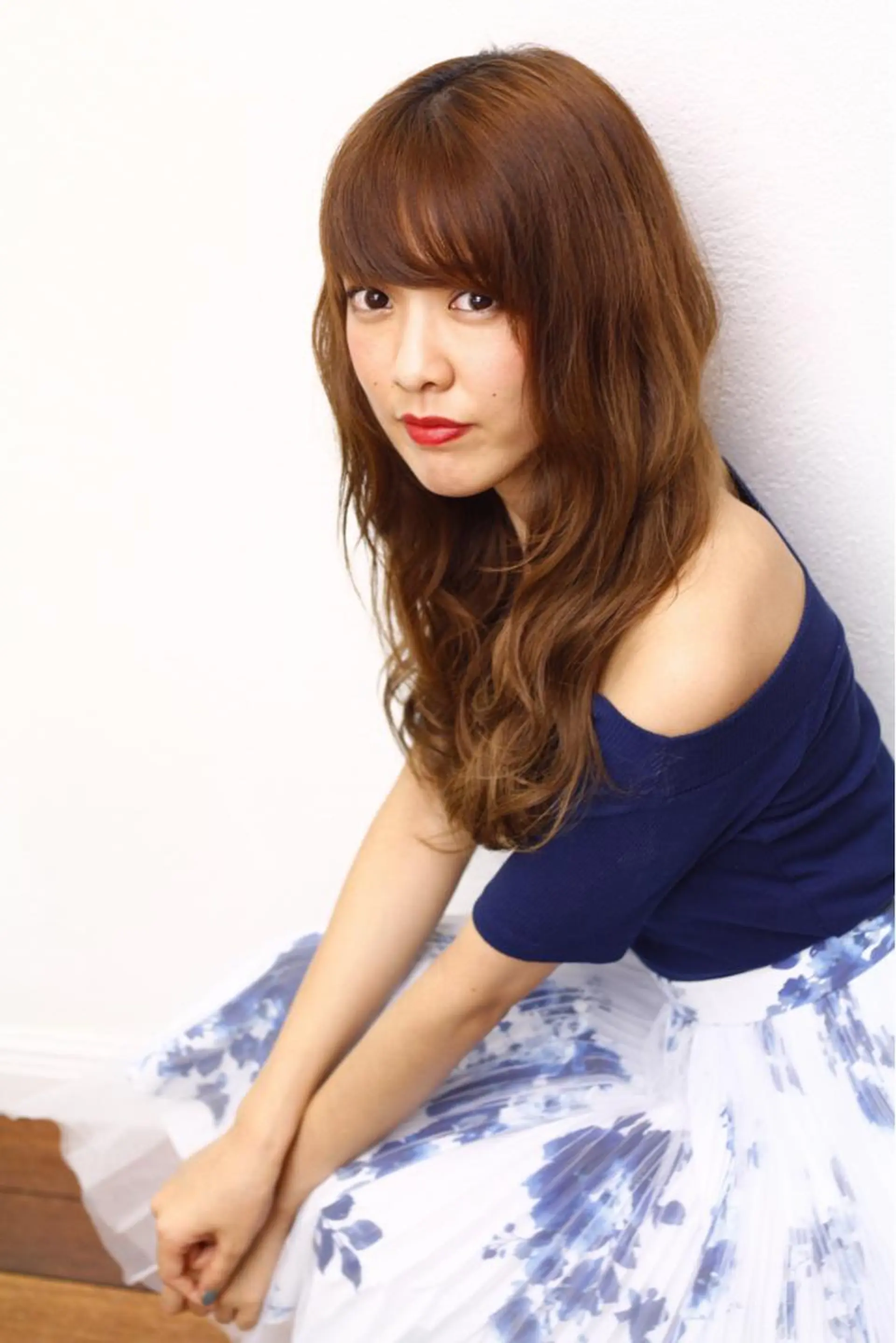 ロング カラー パーマ 髪質改善×METEO 店長 貞松直也のヘアスタイル