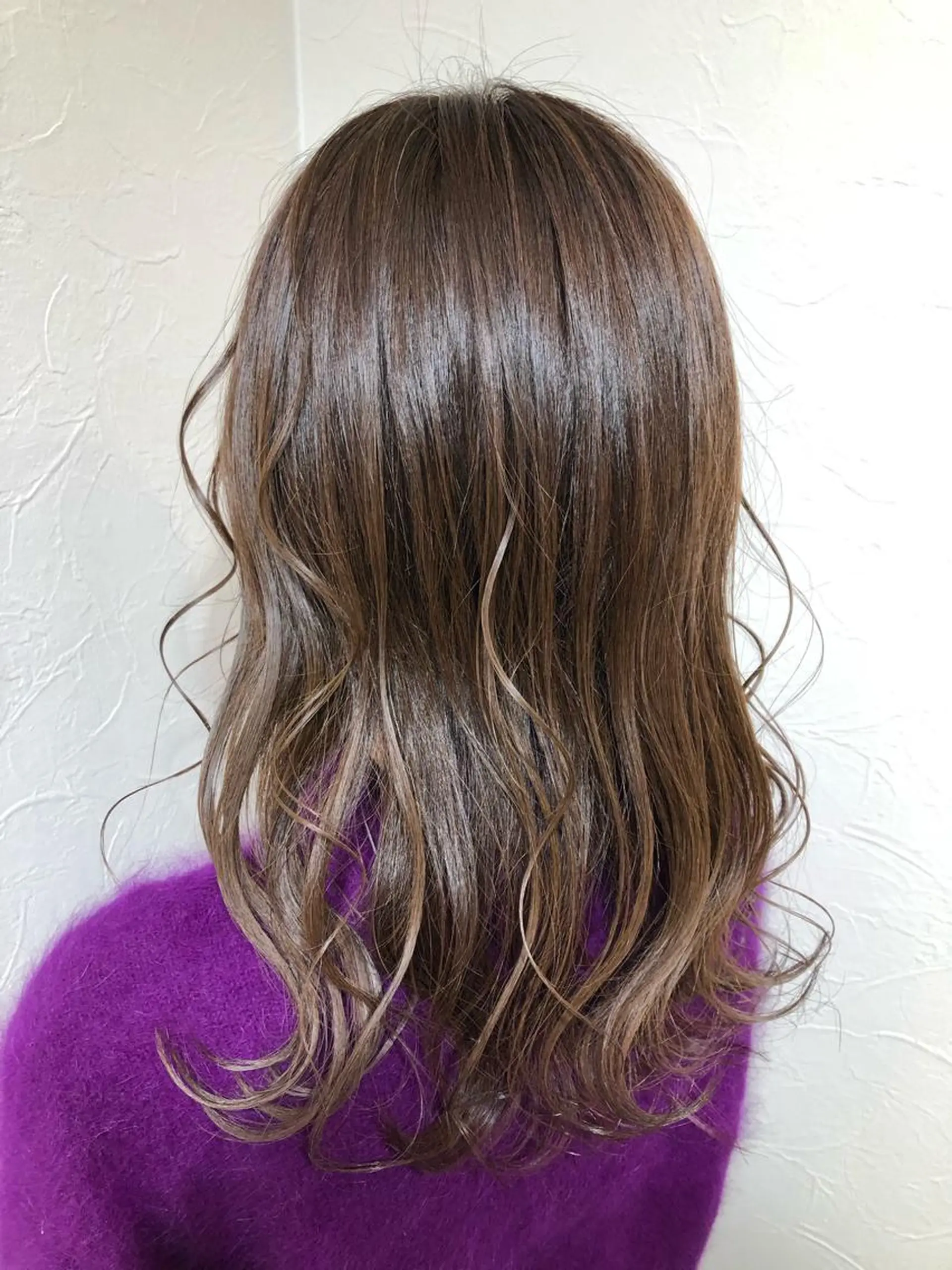 セミロング カラー 浦山 和之のヘアスタイル