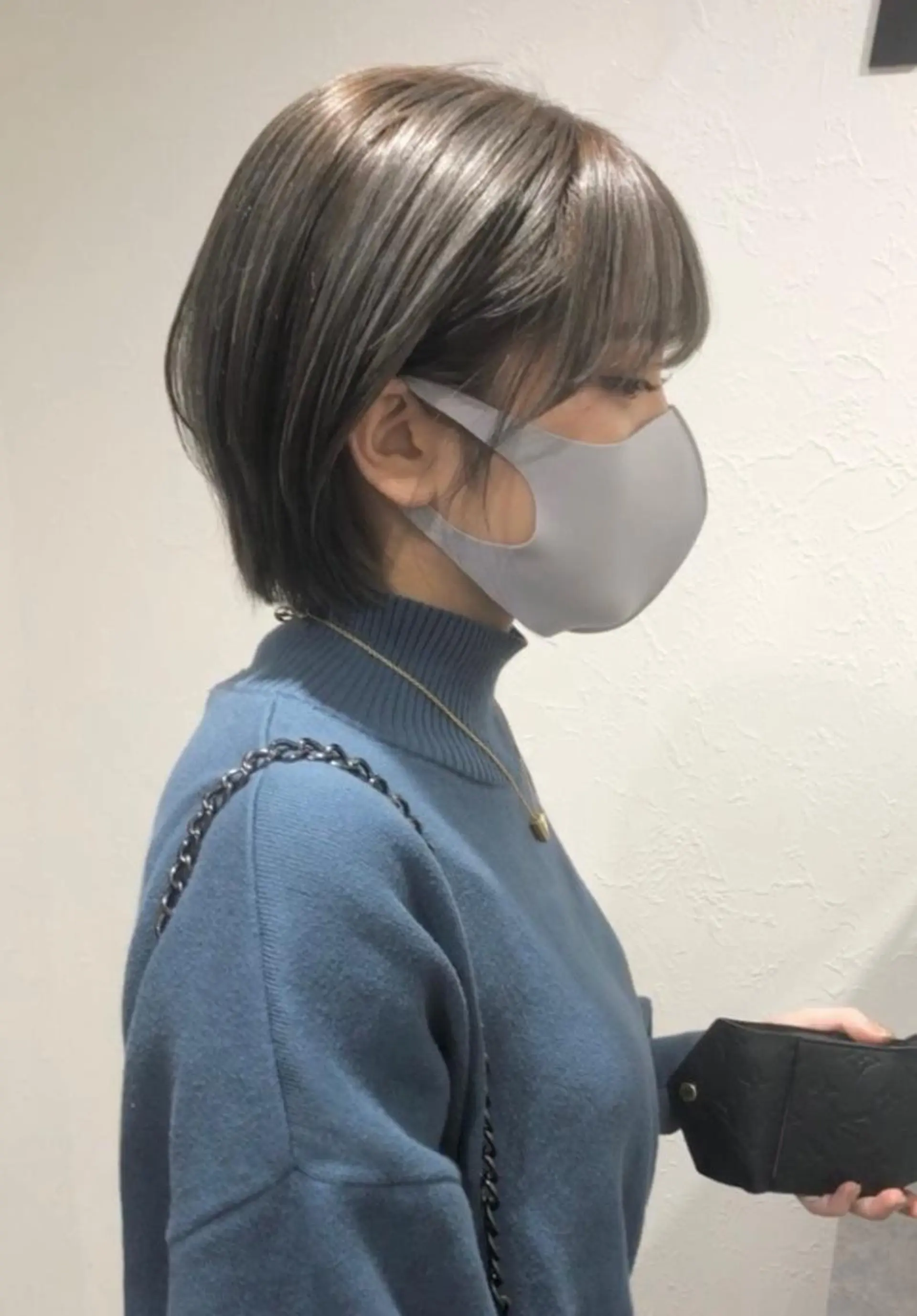 ショート カラー ショートボブ ハイライトカラー ボブ ハイライト ショートヘア カット ヘアカラー トリートメント 2nd所属・🤍2nd🤍田所 美希のヘアスタイル