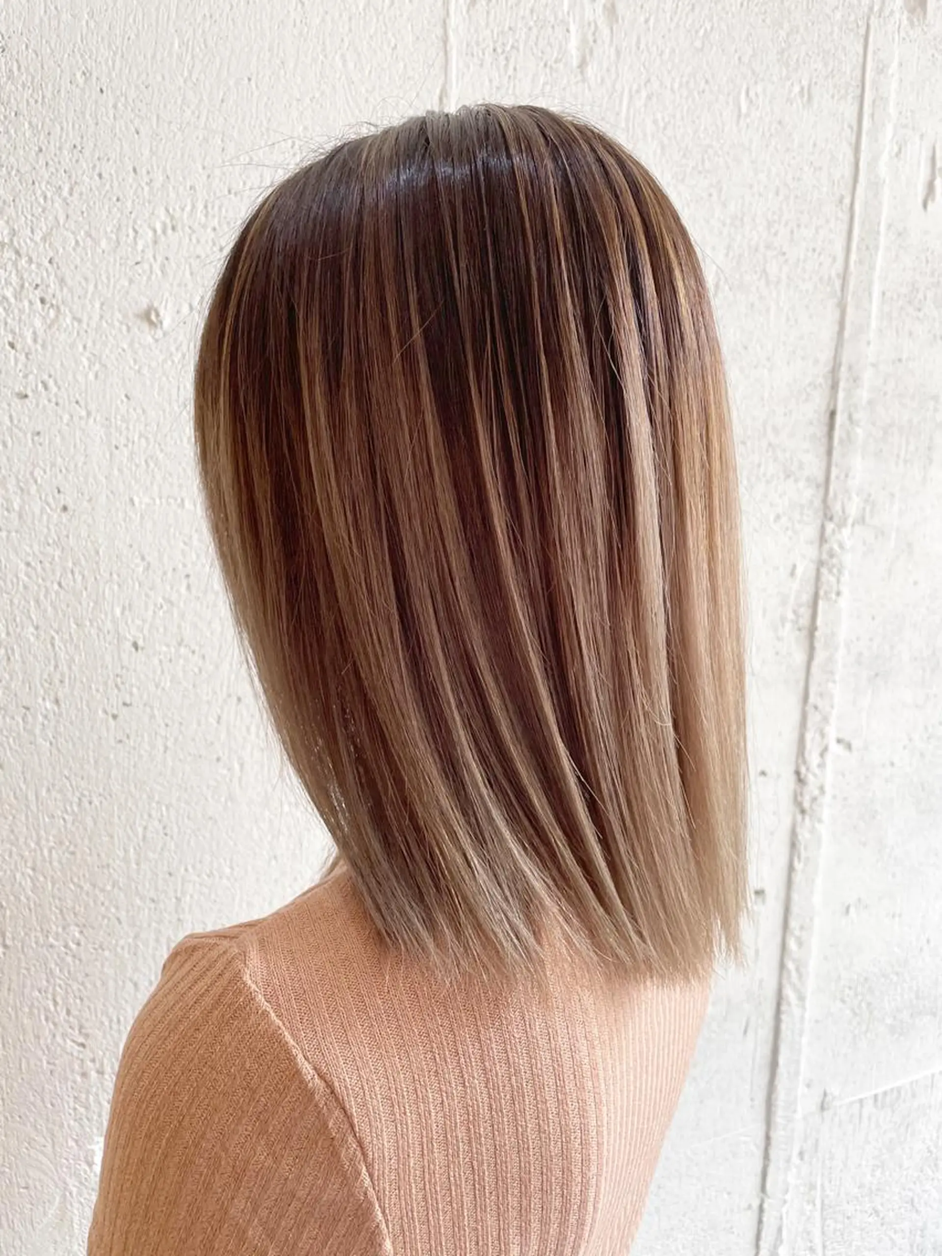 ミディアム カラー 小村 敏司のヘアスタイル