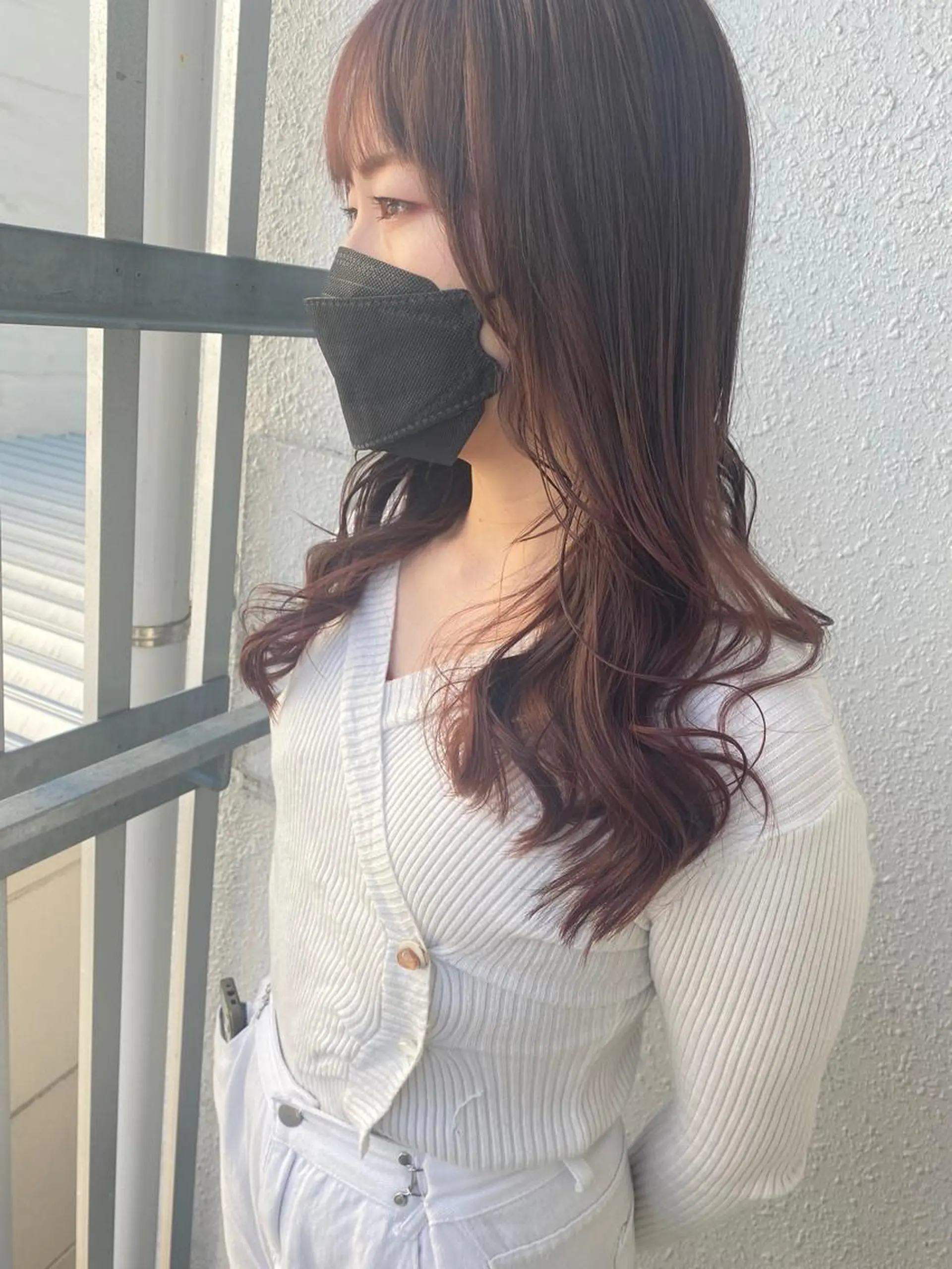 ロング カラー カット ヘアカラー トリートメント 後藤紗英/髪質改善 /オリーブベージュのヘアスタイル