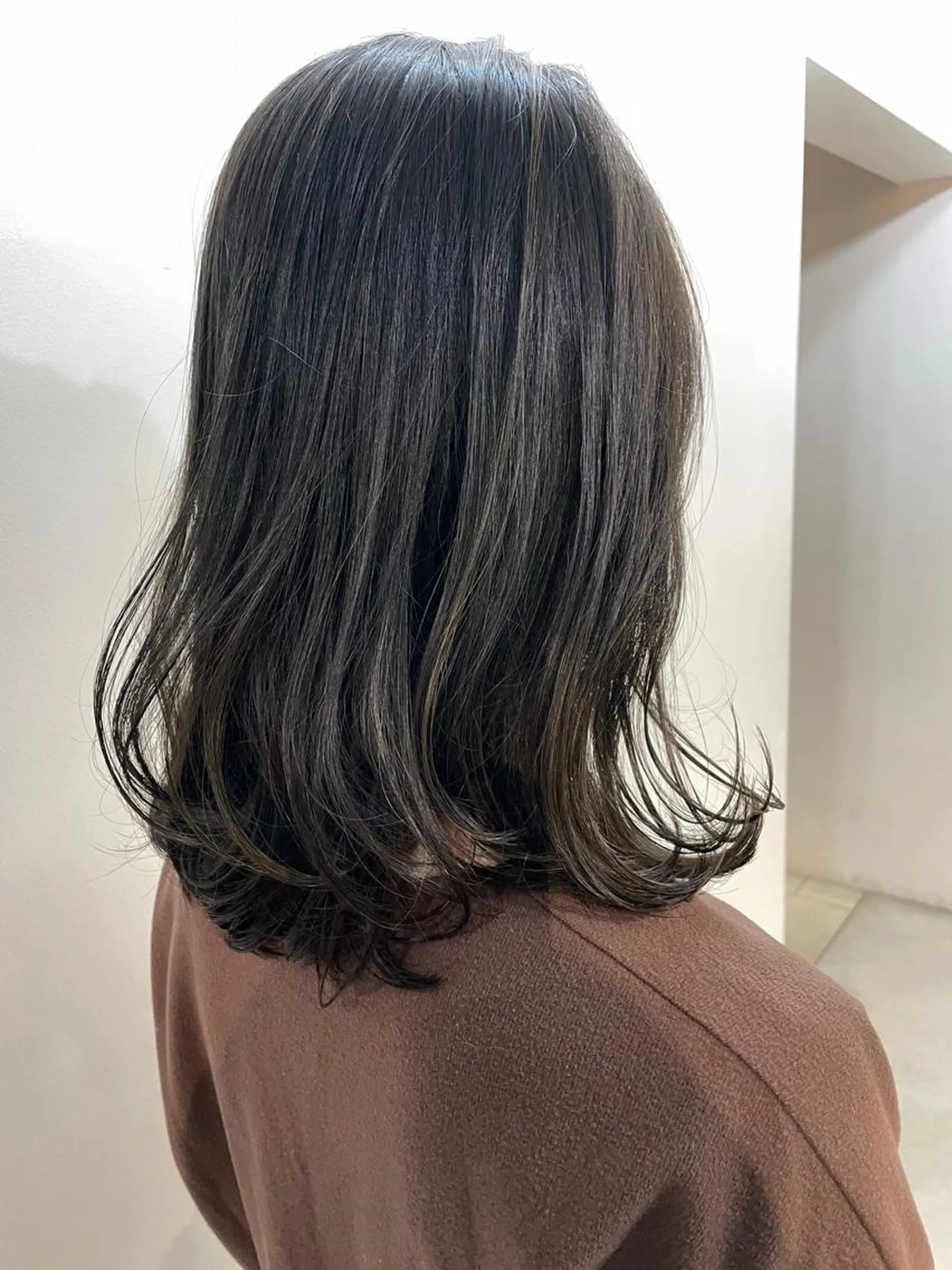 ミディアム カラー ハイライトカラー ハイライト カット ヘアカラー トリートメント ボブ/大人ヘア k-two濱田のヘアスタイル