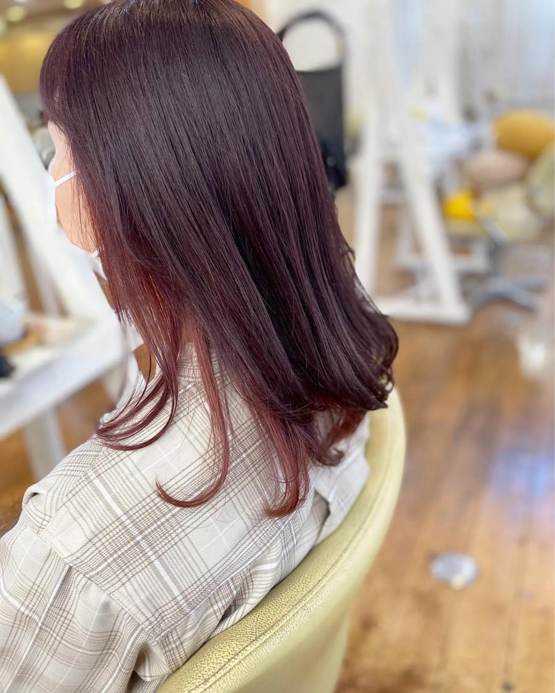 ロング カラー インナーカラー ラベンダーカラー ラベンダーピンク ピンクカラー ヘアカラー トリートメント 荒木 ひろかのヘアスタイル