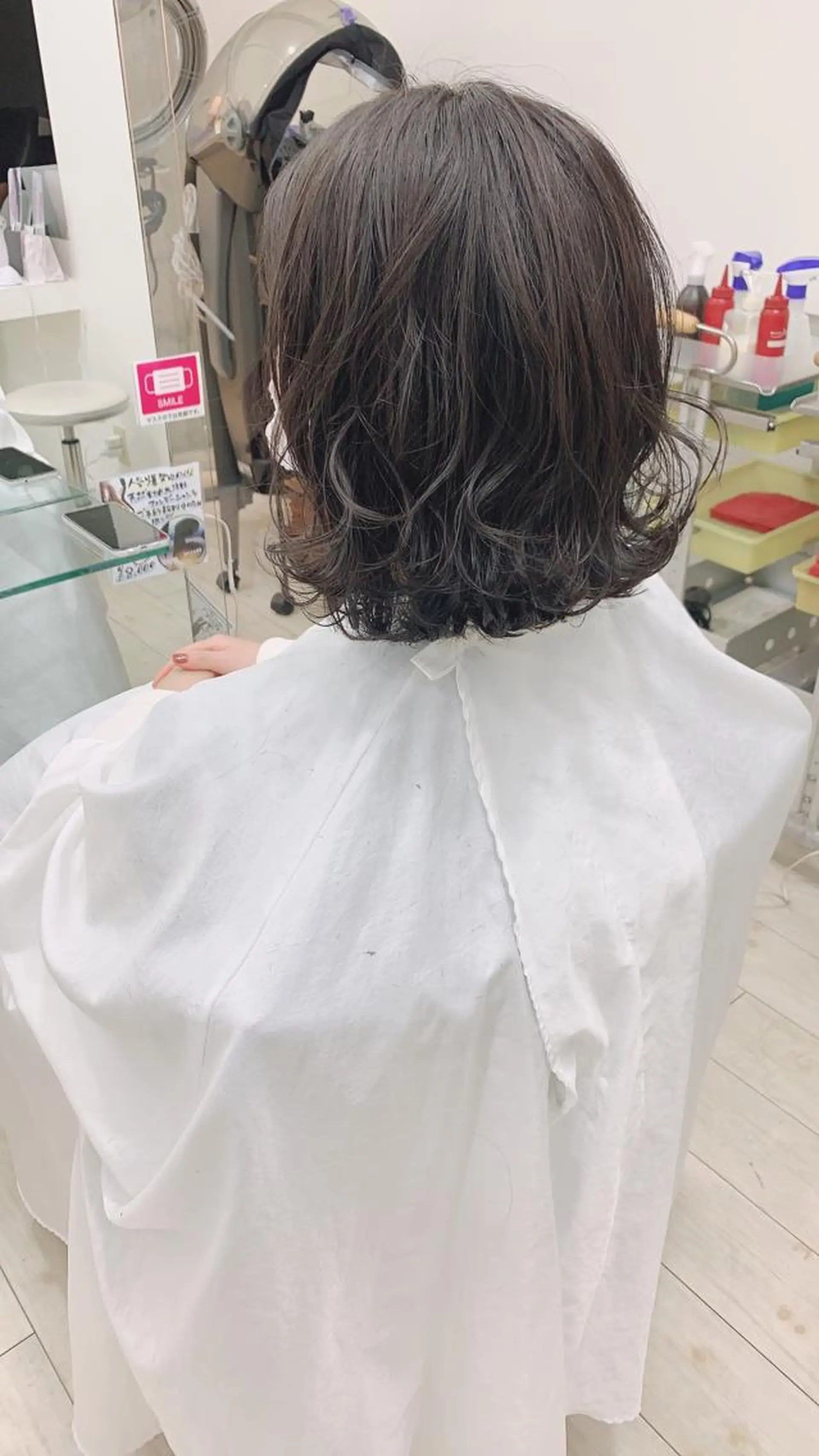 ショート 切りっぱなしボブ ボブ 🤍❄️水田 美雪❄️🤍のマツエク・マツパデザイン