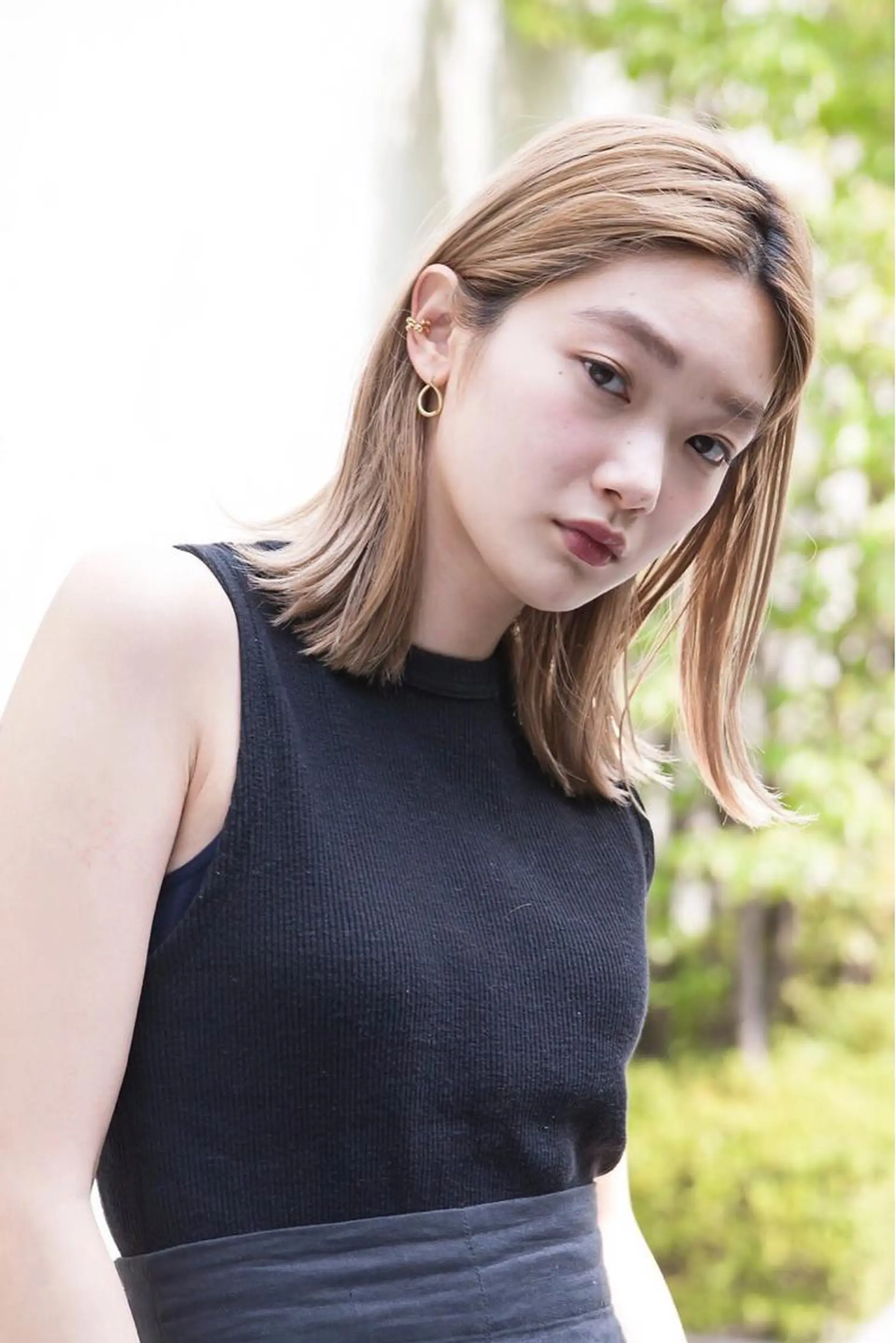 ミディアム カラー 髪質改善／艶髪特化 /柔らかさ/清水翔矢のヘアスタイル