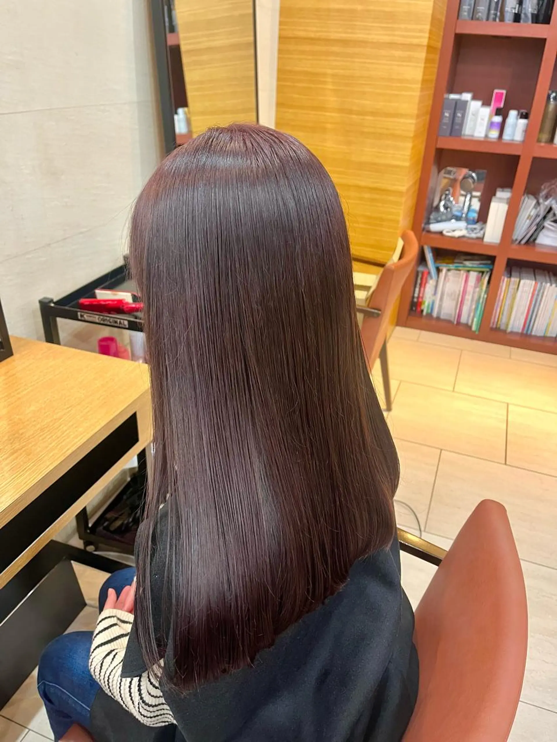 セミロング カット ヘアカラー トリートメント 🌸暖色カラー/ボブ 一色愛海🌸のヘアスタイル