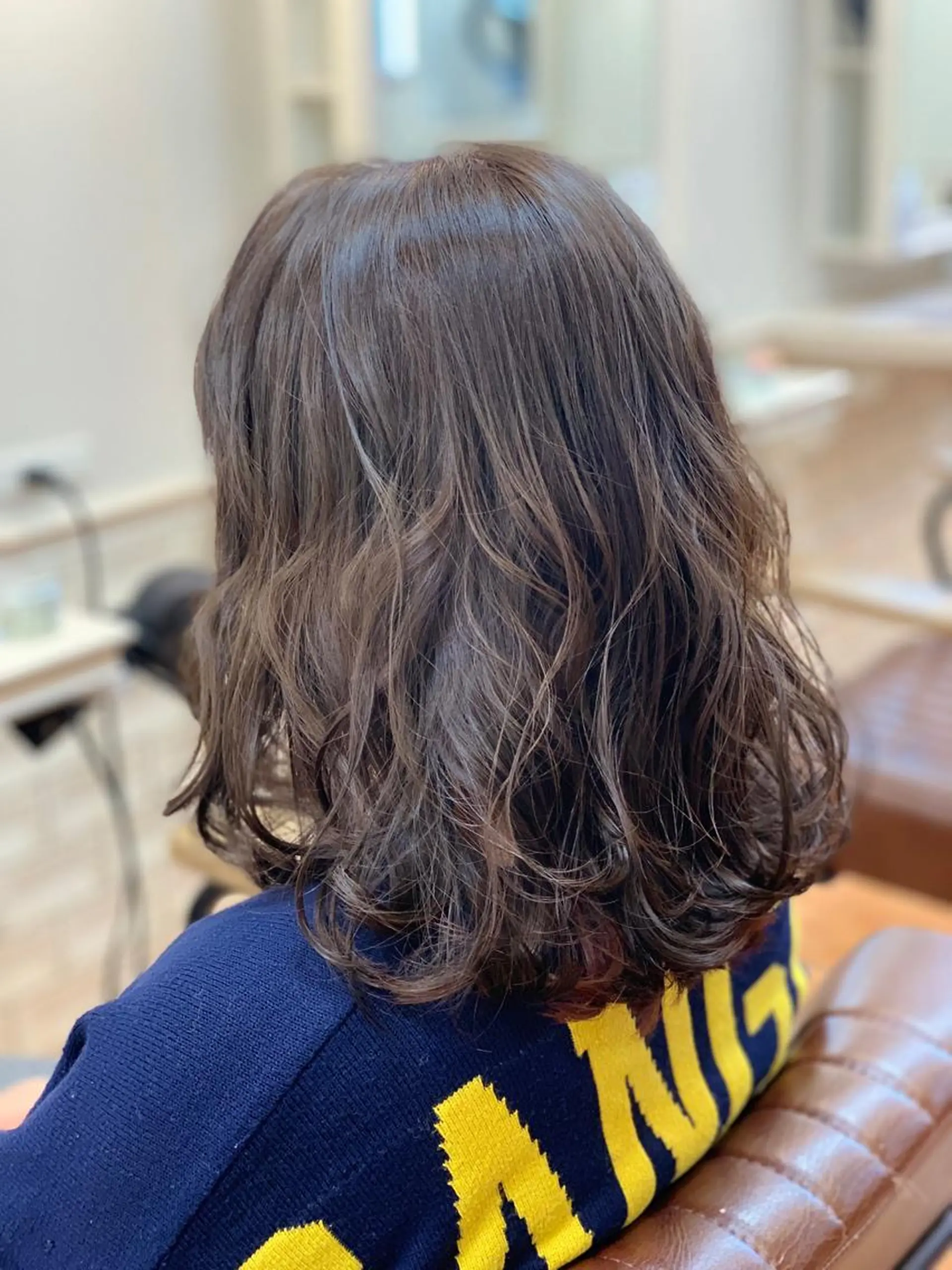 ミディアム カラー ミディアムパーマ バレイヤージュ ブリーチ ハイライトカラー ボブ ヘアカラー 髪質改善✨縮毛矯正 美髪担当・大西真奈のヘアスタイル