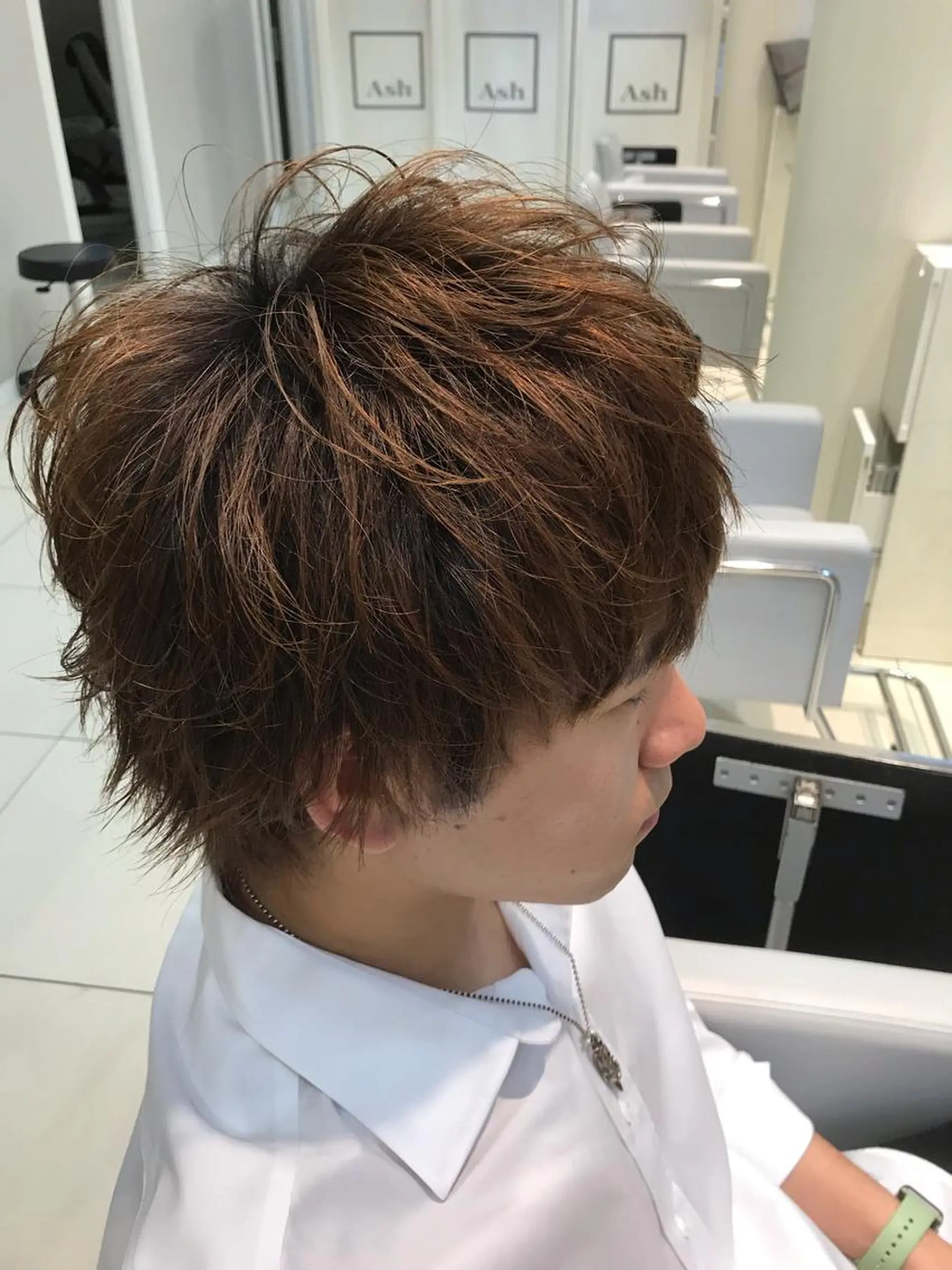 メンズ カット パーマ ✨髪質改善縮毛矯正✨ 二上裕太のヘアスタイル
