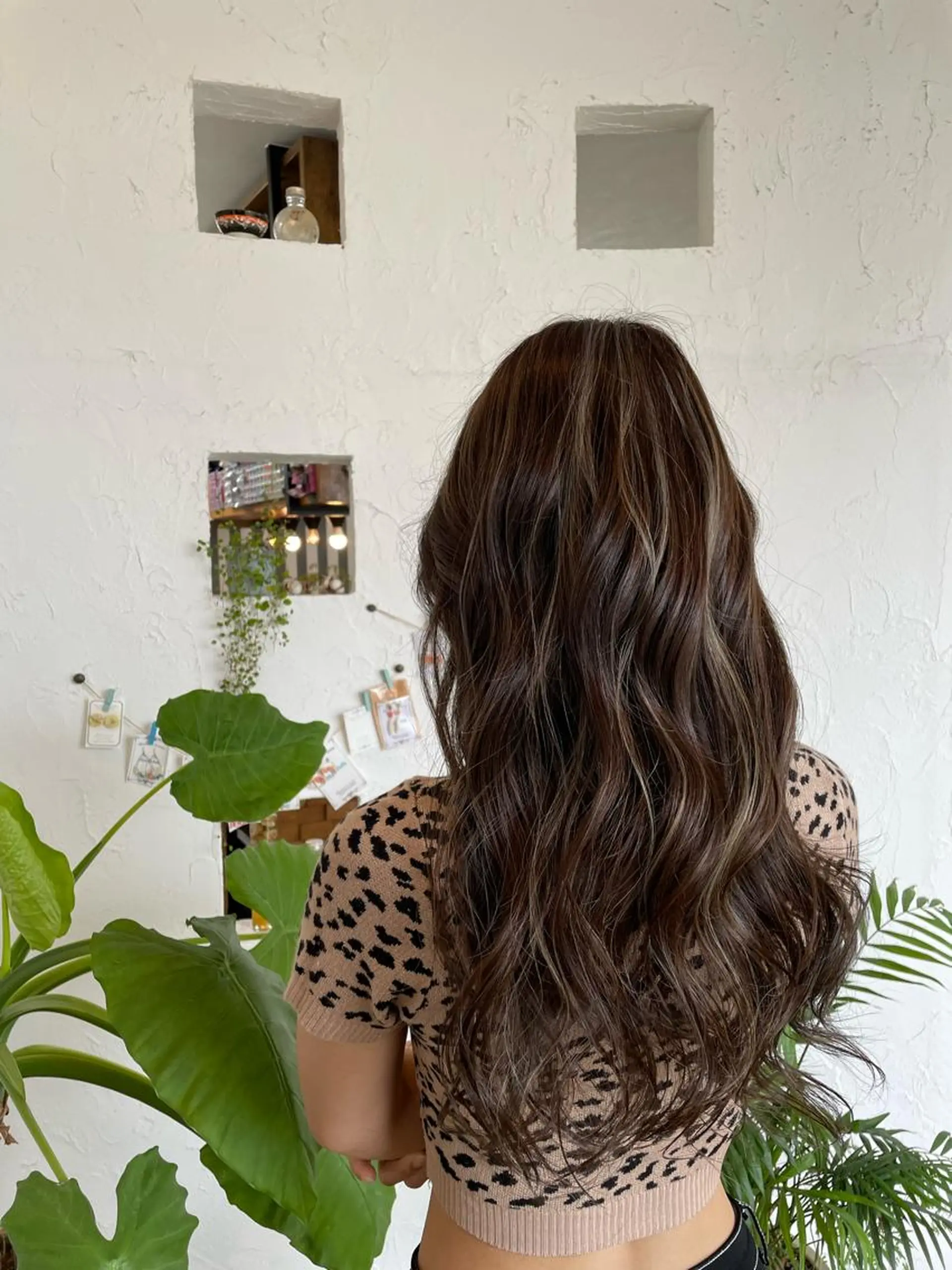 ロング カラー ハイライトカラー ハイライト ヘアカラー 🌸小掛🌸 豊橋外国人風カラーのヘアスタイル