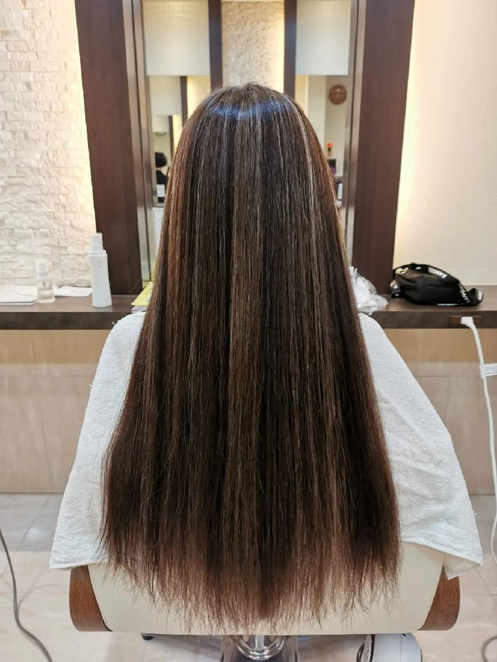 ロング カラー メッシュ 森下 勝誠のヘアスタイル