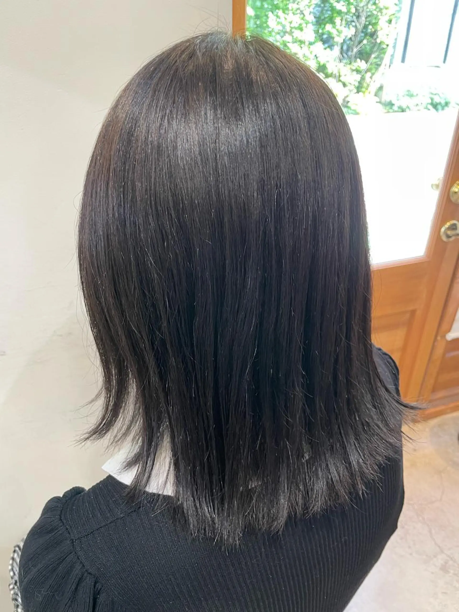 ミディアム ヘアカラー みやした もあのヘアスタイル