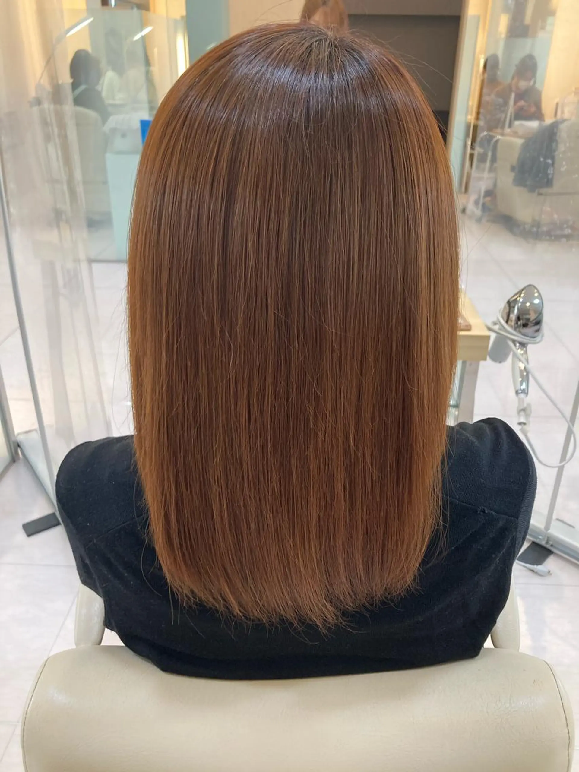 ミディアム カラー トリートメント 酸熱トリートメント 後藤 瑞季のヘアスタイル