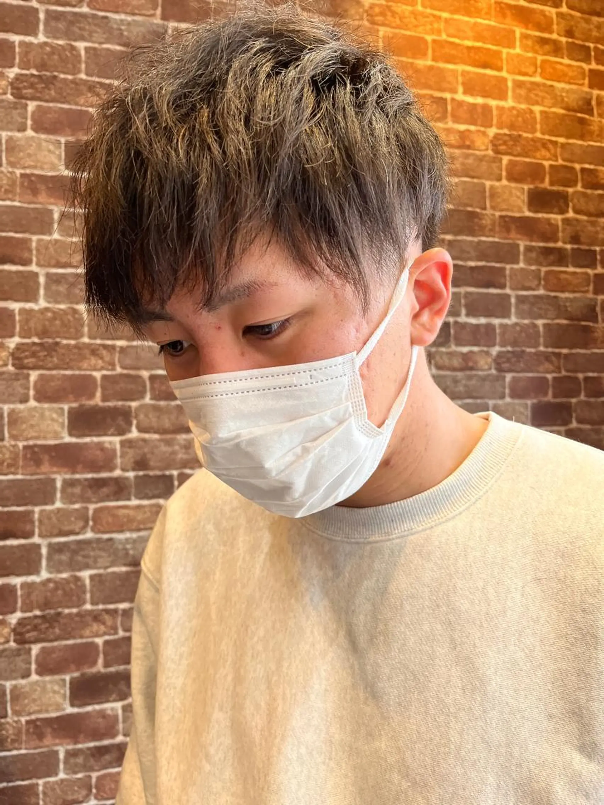 ショート カラー パーマ ヘアアレンジ メンズ キッズ ネイル マツエク・マツパ アイブロウ メンズブリーチ メンズハイライト メンズインナーカラー メンズ韓国風 ブリーチ カット パーマ times salon名駅所属・久木原 ゆりのヘアスタイル