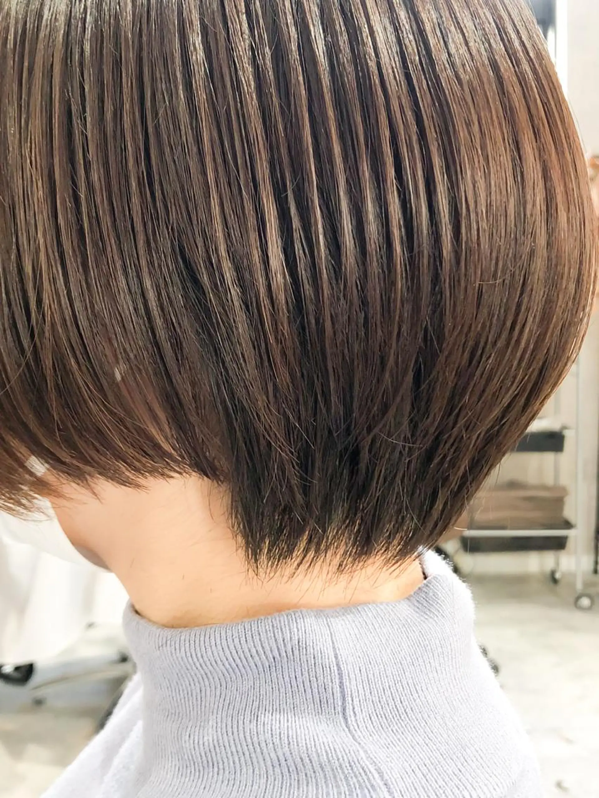 ショート ボブ×縮毛矯正 ryotaのヘアスタイル
