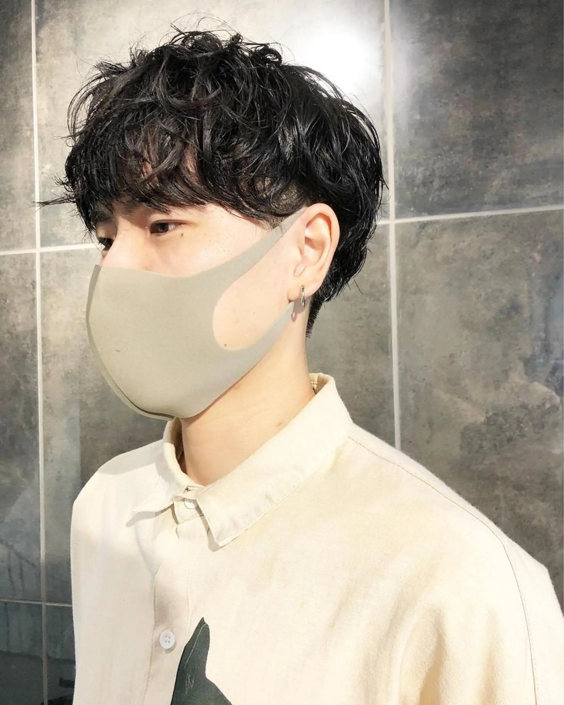 パーマ ヘアアレンジ メンズ カット パーマ トリートメント ヘアセット ainico+所属・メンズ特化✂️栗原 侑也のヘアスタイル